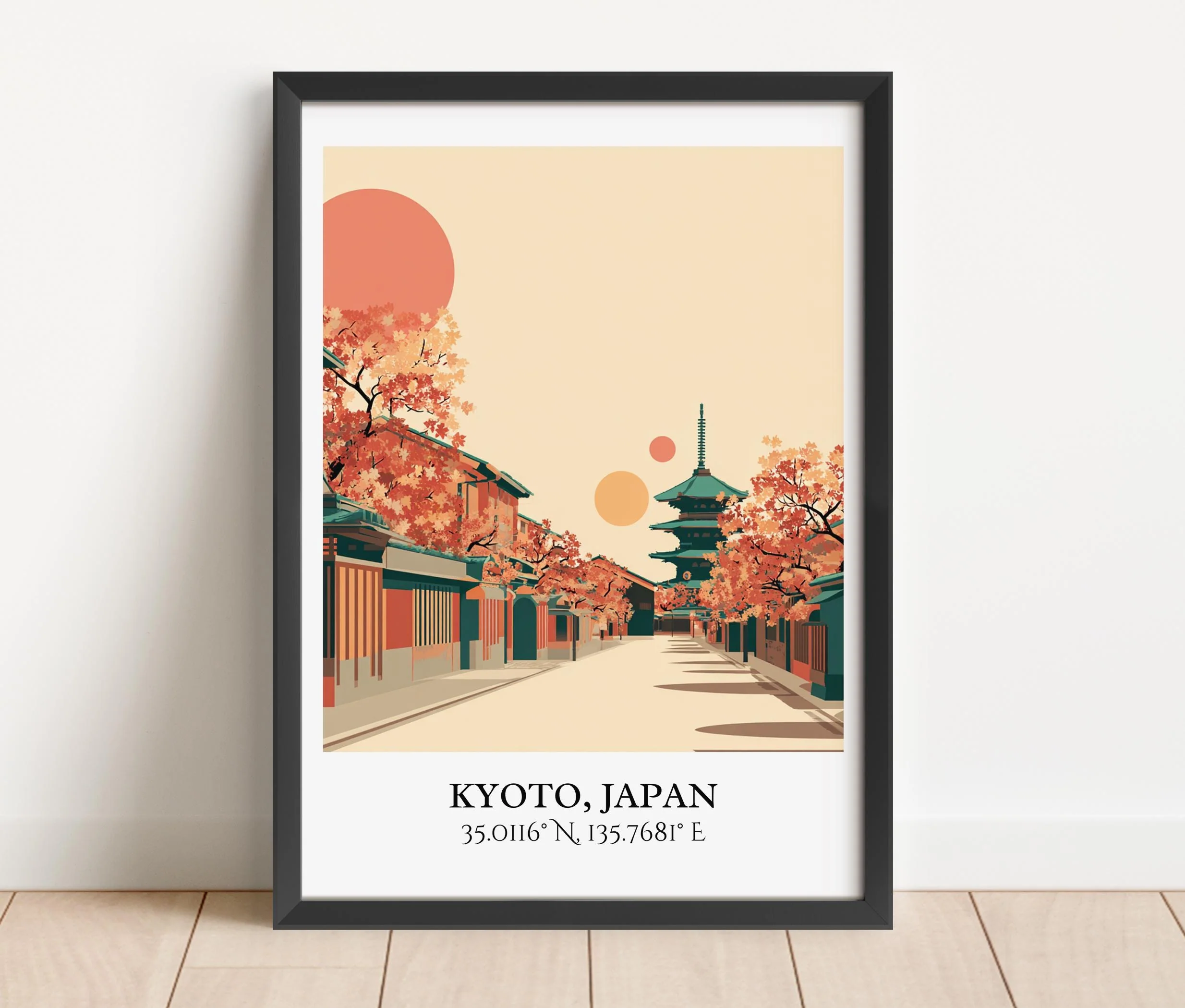 Kyoto, Japan – Watercolor Art Print - Image 6