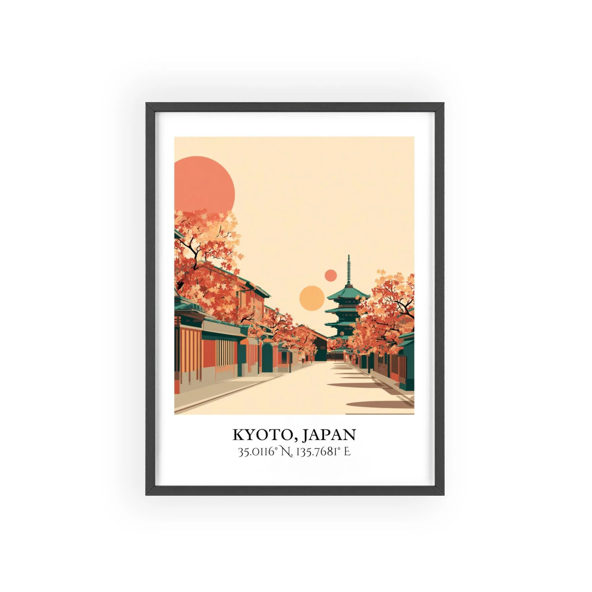 Kyoto, Japan – Watercolor Art Print - Image 7