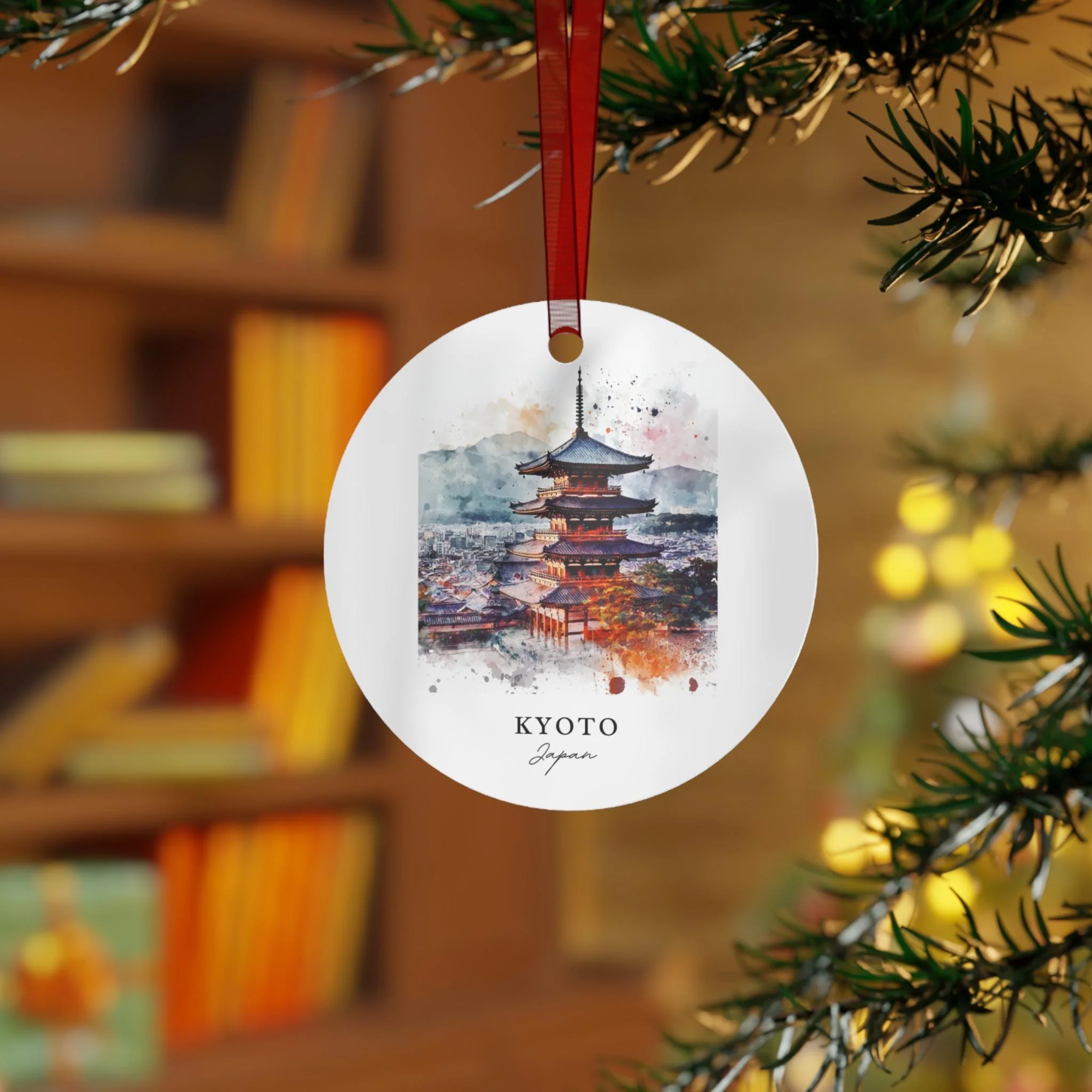 Kyoto Japan Ornament: Unique Kyoto Souvenir, Kyoto Xmas Decor, and Authentic Kyoto Japan Travel Gift - Image 3