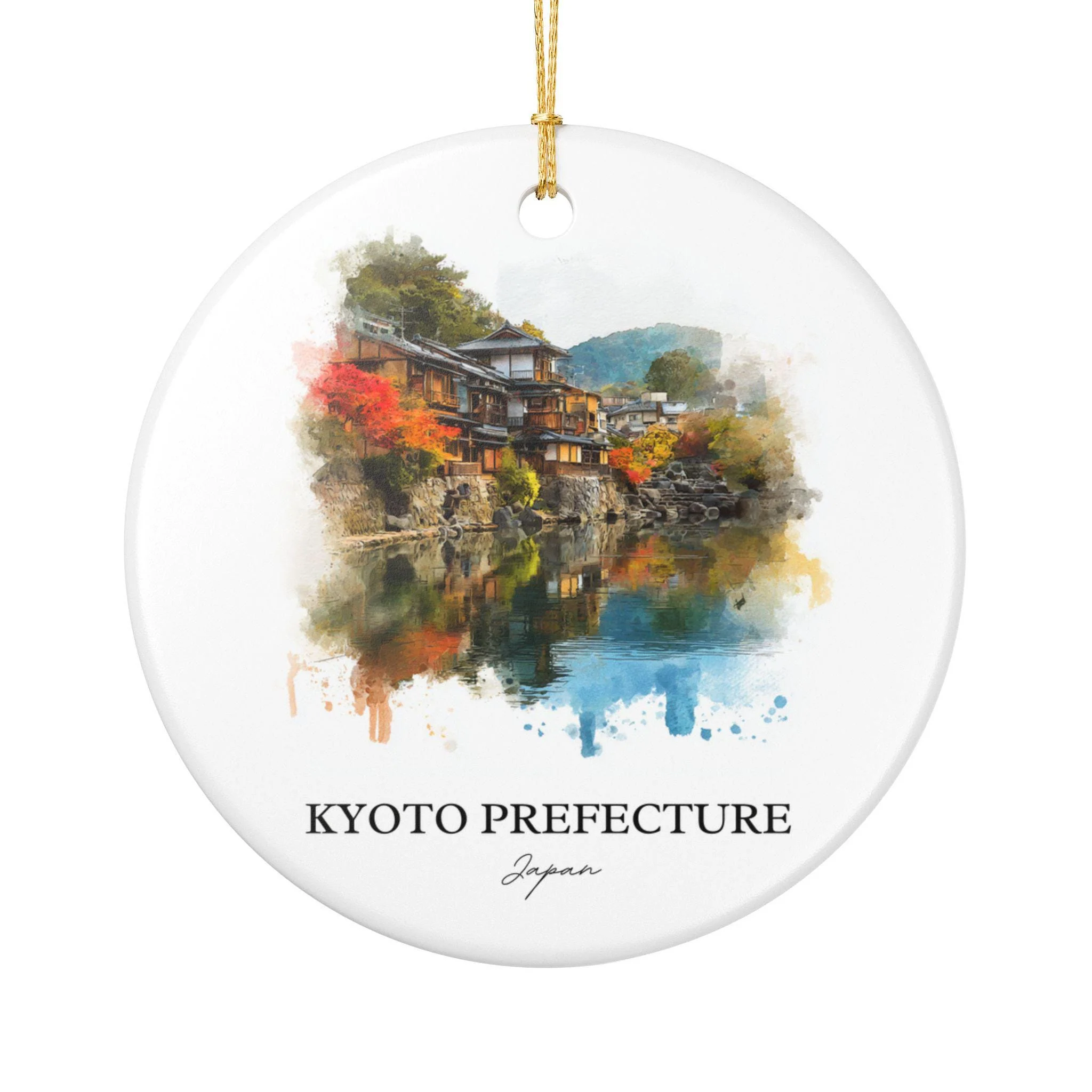 Kyoto Ornament: Unique Kyoto Japan Souvenir, Japan Xmas Decor, and Authentic Kyoto Japan Gift