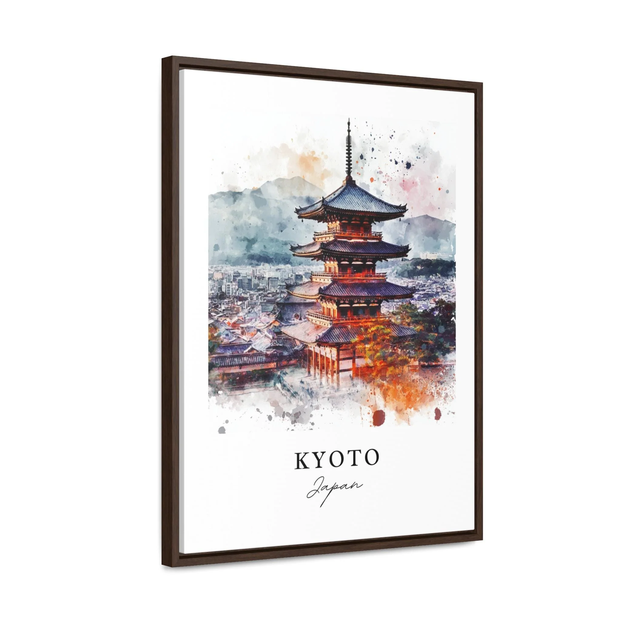 Kyoto, Japan – Watercolor Art Print - Image 7