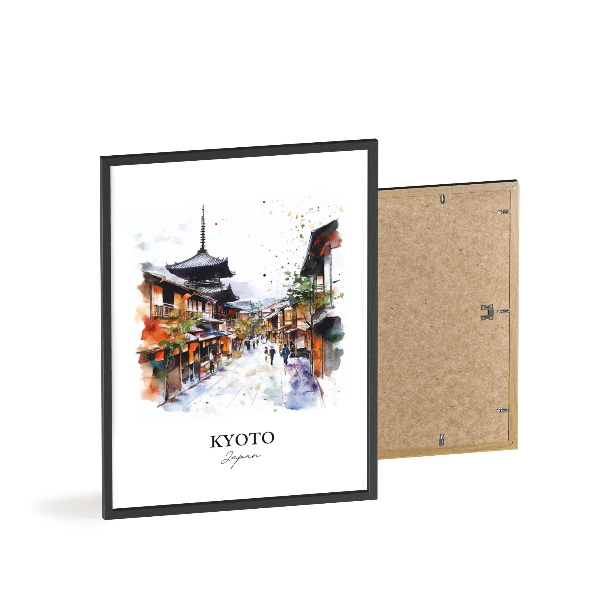 Kyoto, Japan – Watercolor Art Print - Image 8