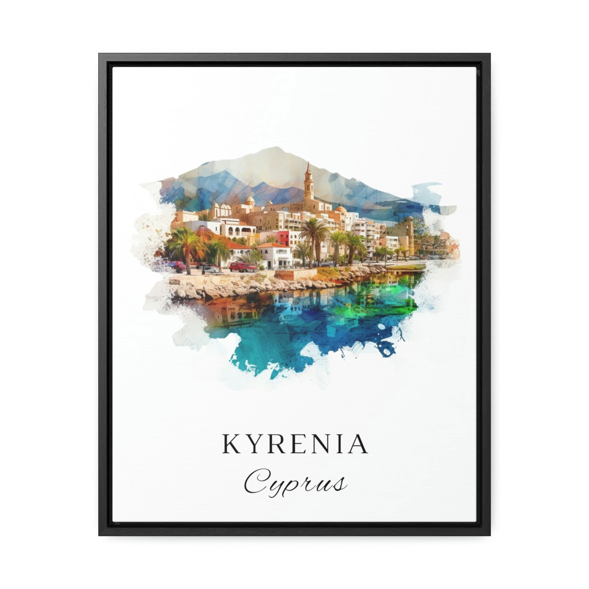 Kyrenia, Cyprus – Watercolor Art Print - Image 6