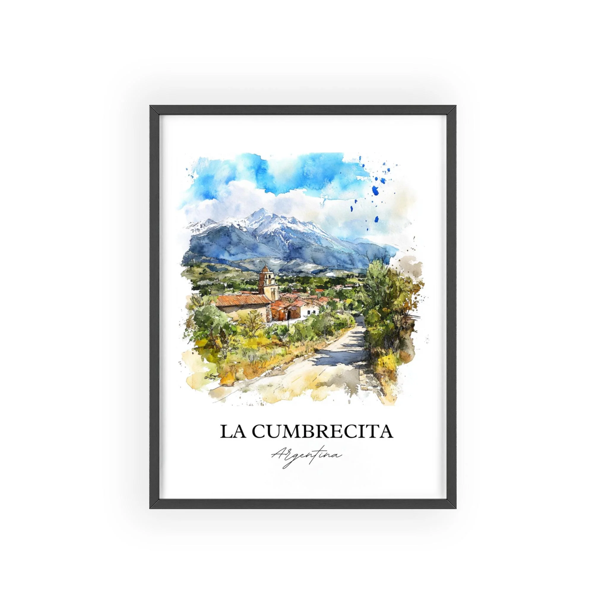 La Cumbrecita, Argentina – Watercolor Art Print - Image 7