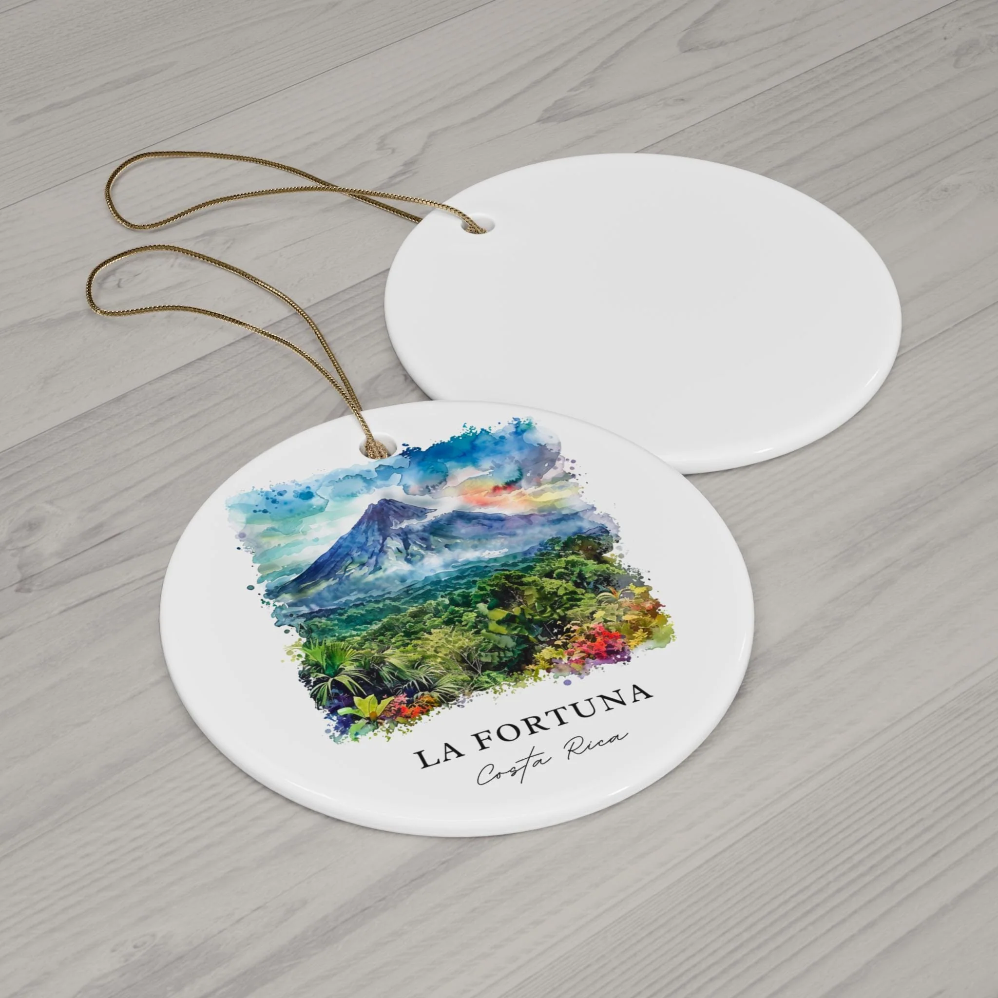 La Fortuna Costa Rica Ornament: Unique La Fortuna Souvenir, La Fortuna Xmas Decor, and Authentic La Fortuna Christmas Gift - Image 2