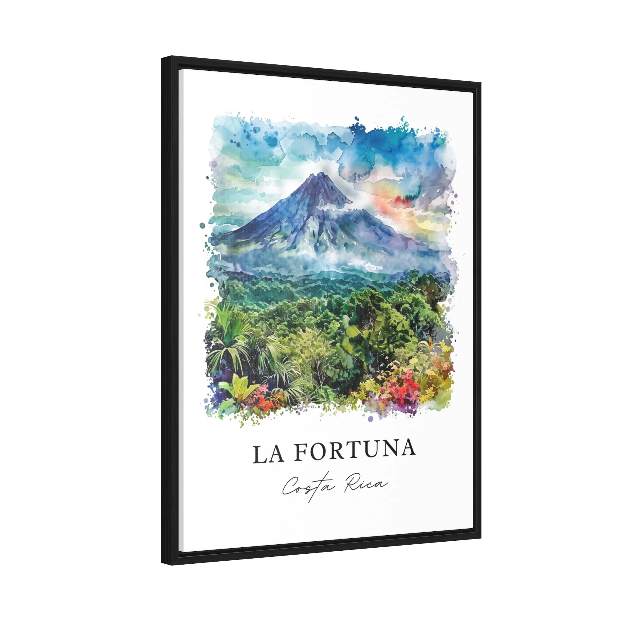 La Fortuna, Costa Rica – Watercolor Art Print - Image 6