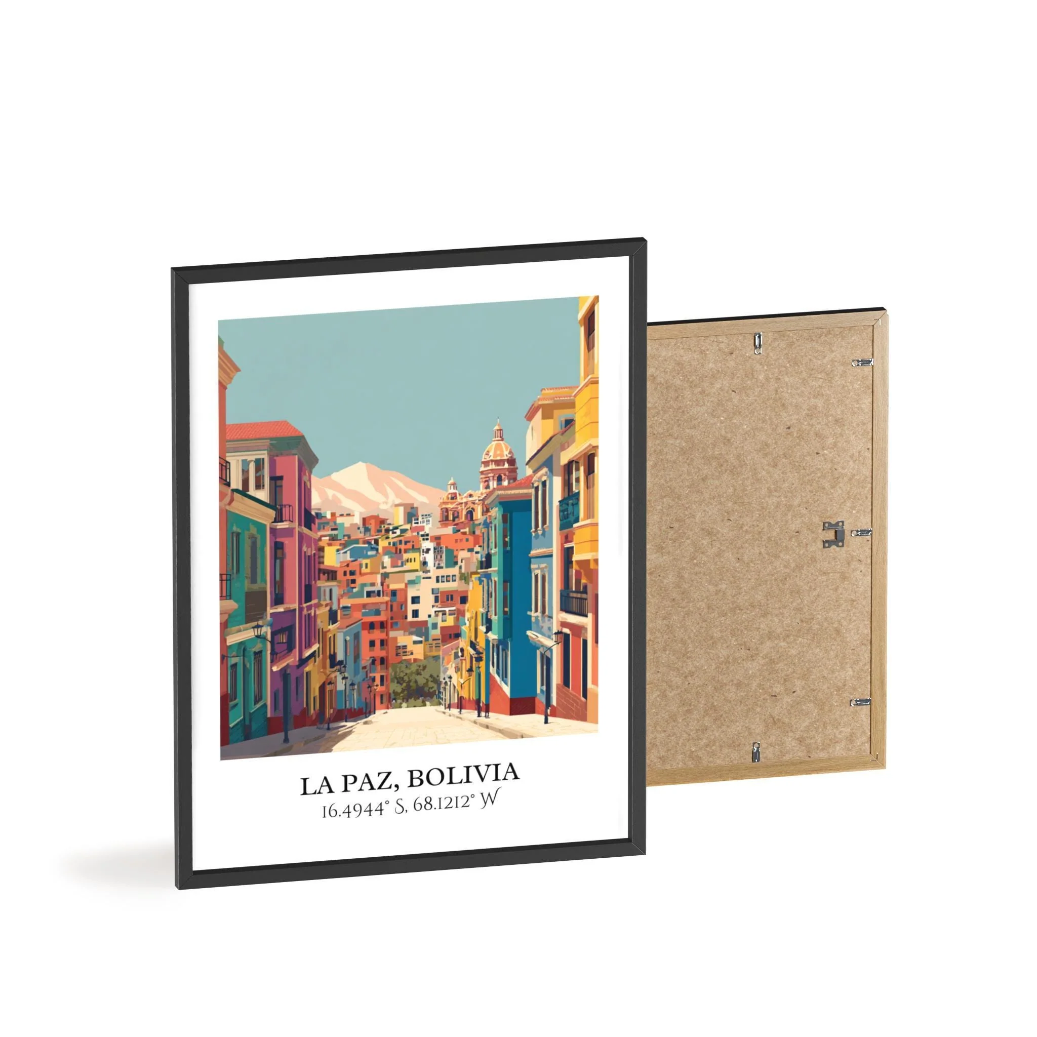 La Paz, Bolivia – Watercolor Art Print - Image 8
