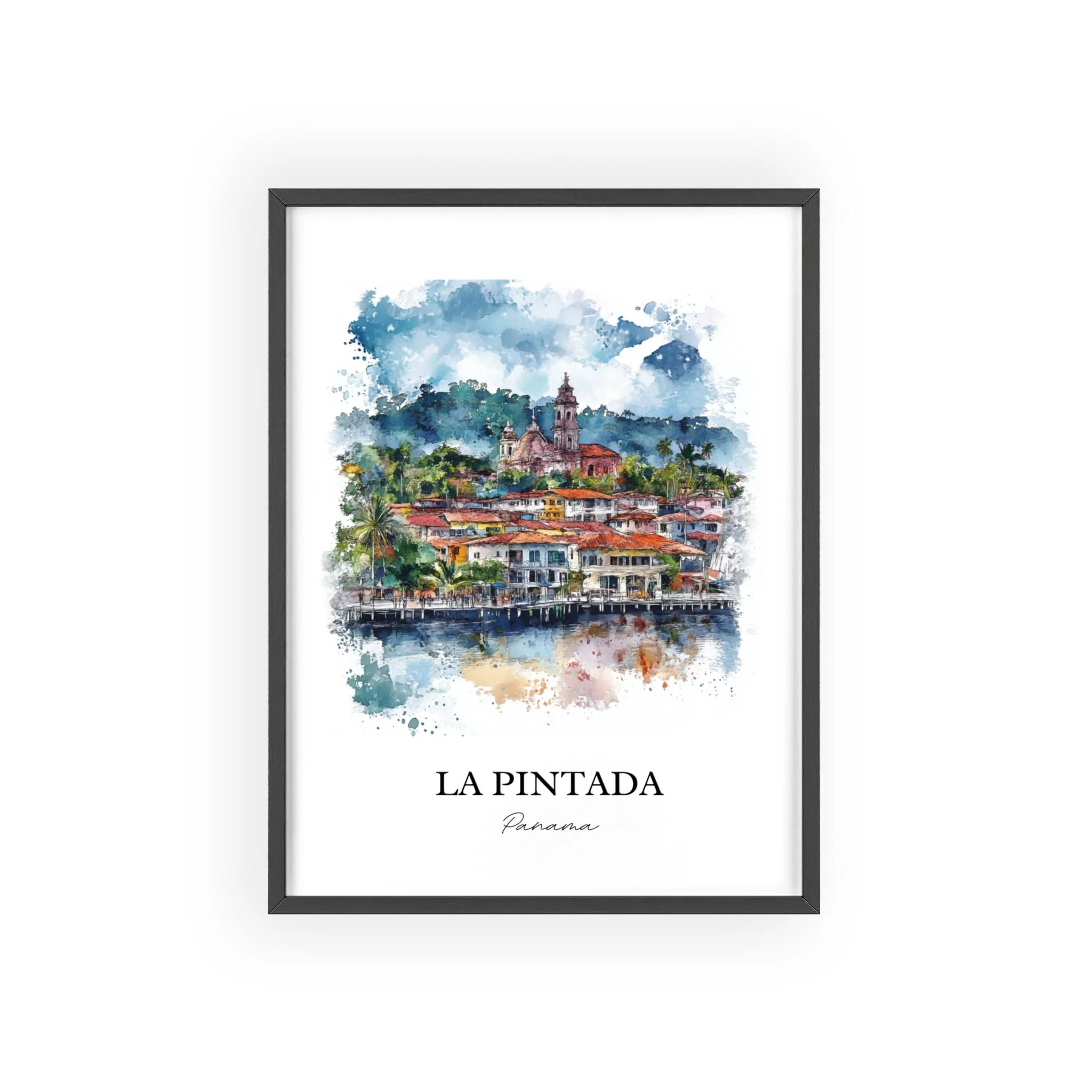 La Pintada, Panama – Watercolor Art Print - Image 6