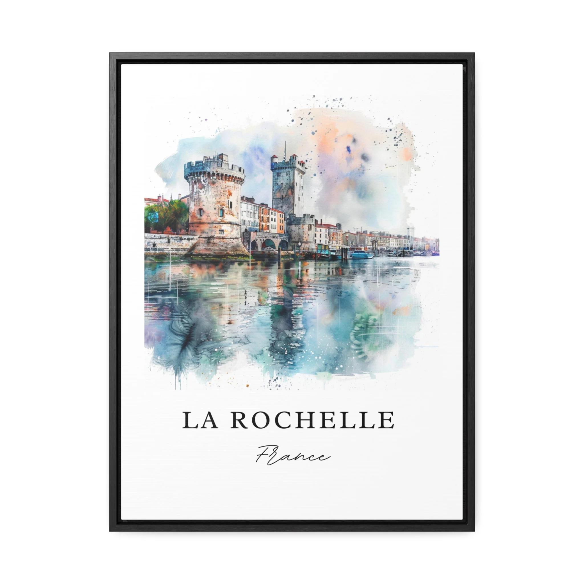 La Rochelle, France – Watercolor Art Print - Image 5