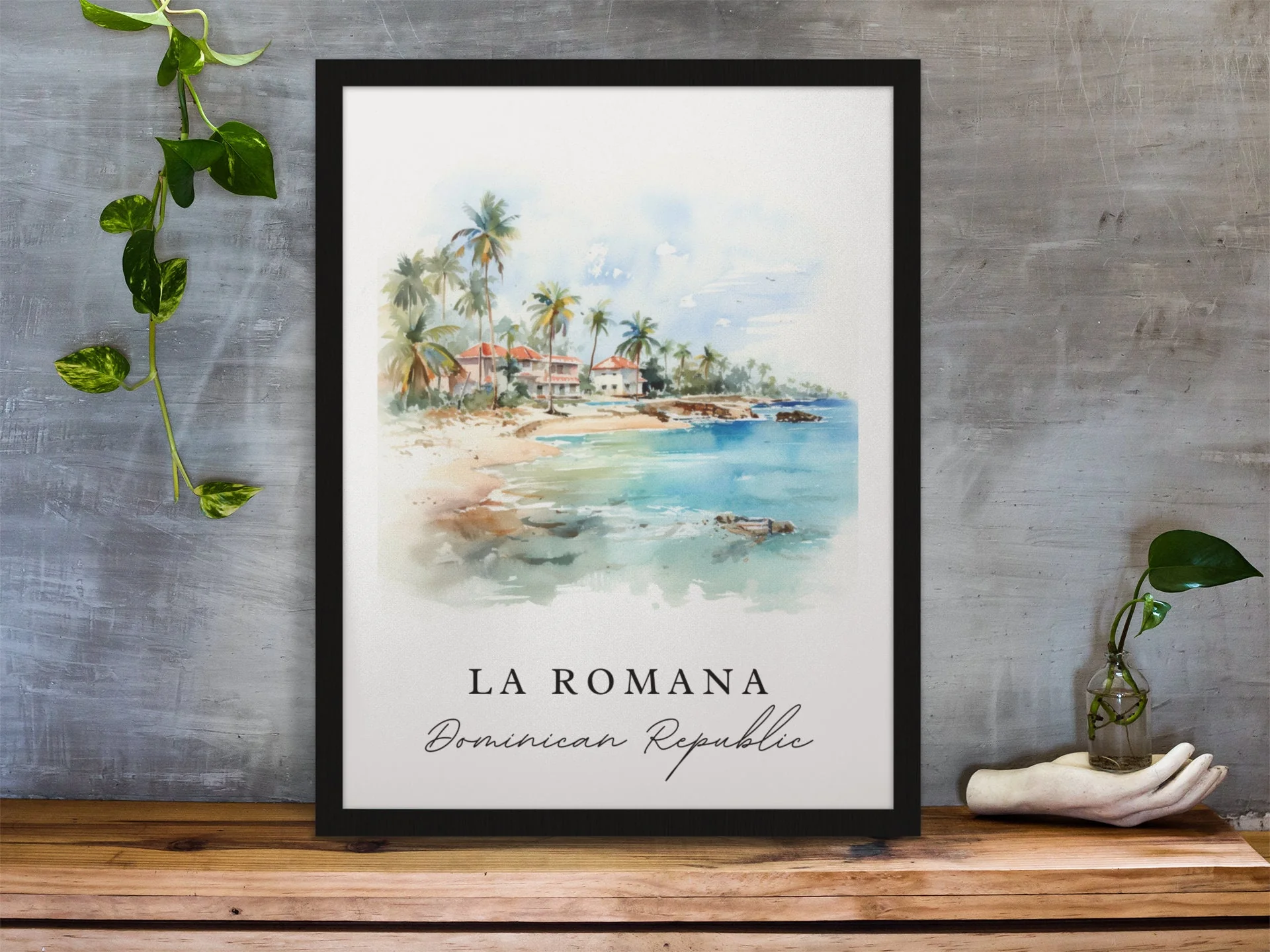 La Romana, Dominican Republic – Watercolor Art Print