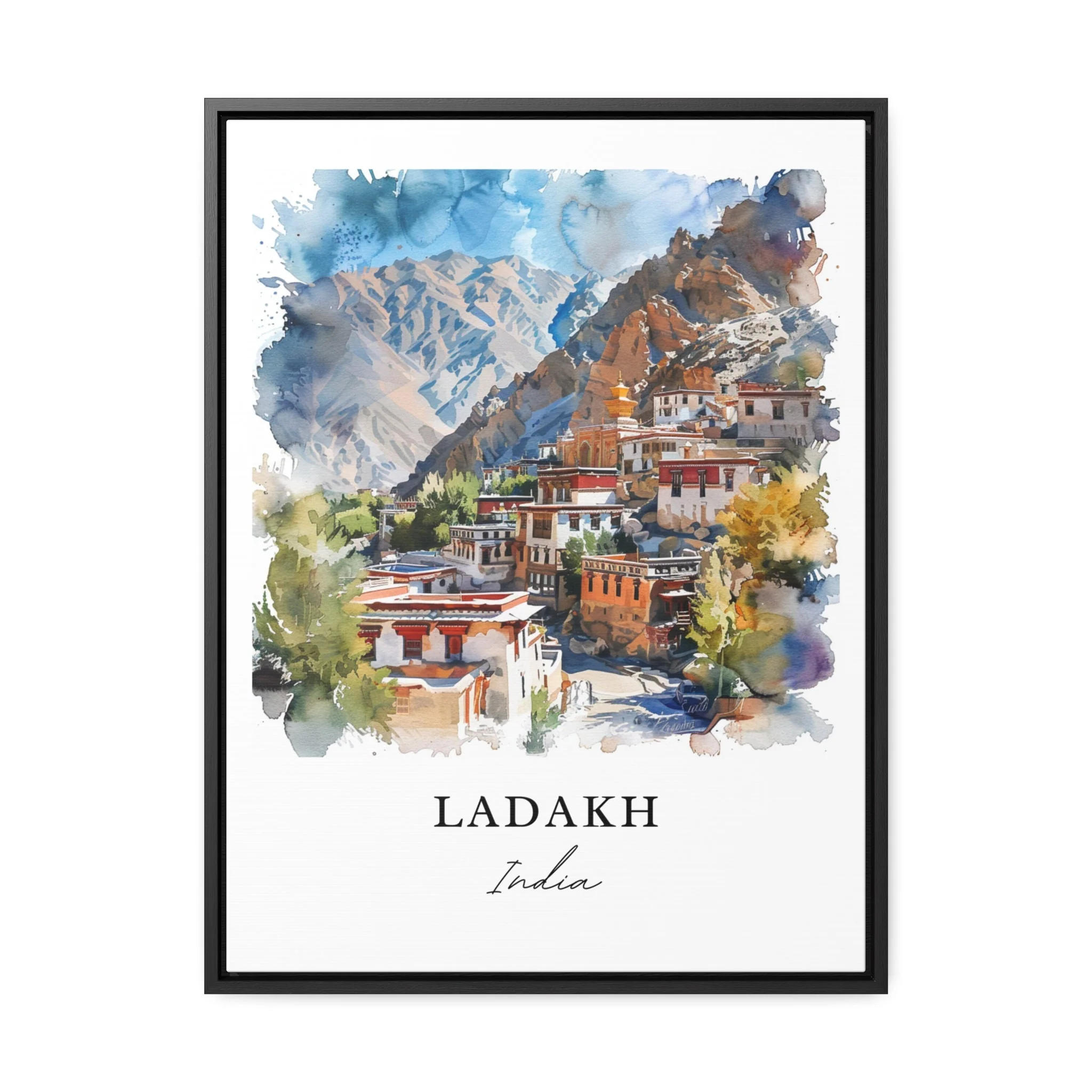 Ladakh, India – Watercolor Art Print - Image 5