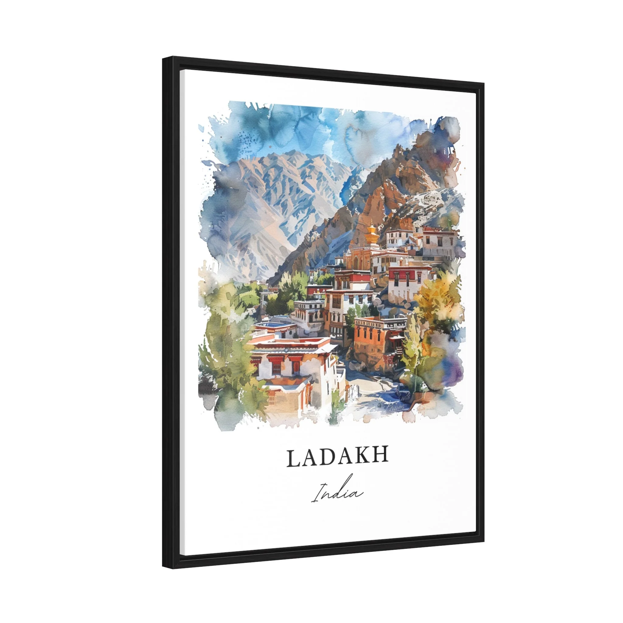 Ladakh, India – Watercolor Art Print - Image 6