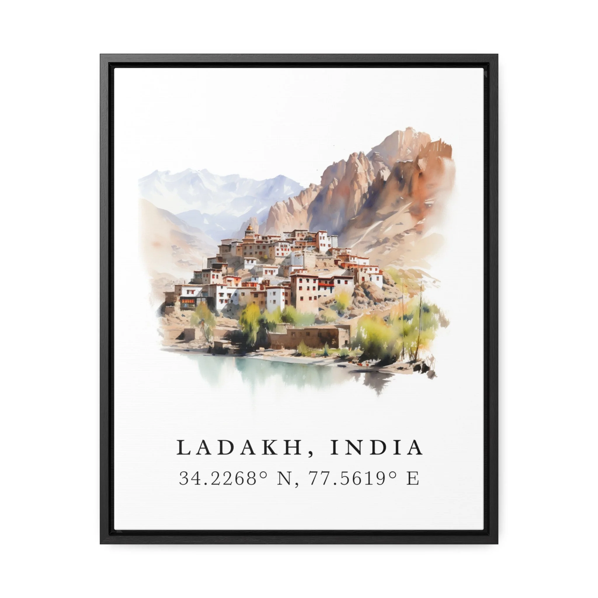 Ladakh, India – Watercolor Art Print - Image 2