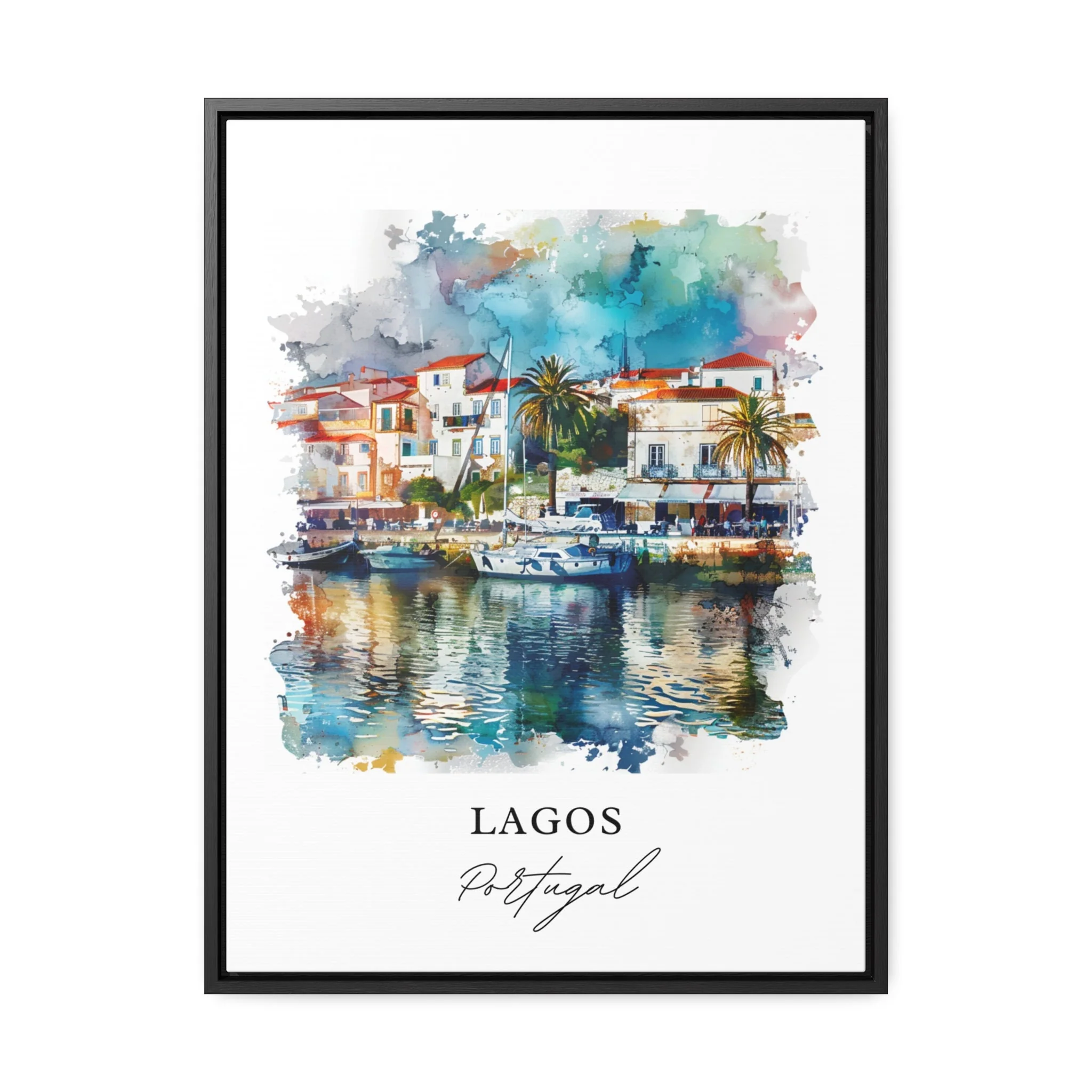 Lagos, Portugal – Watercolor Art Print - Image 5
