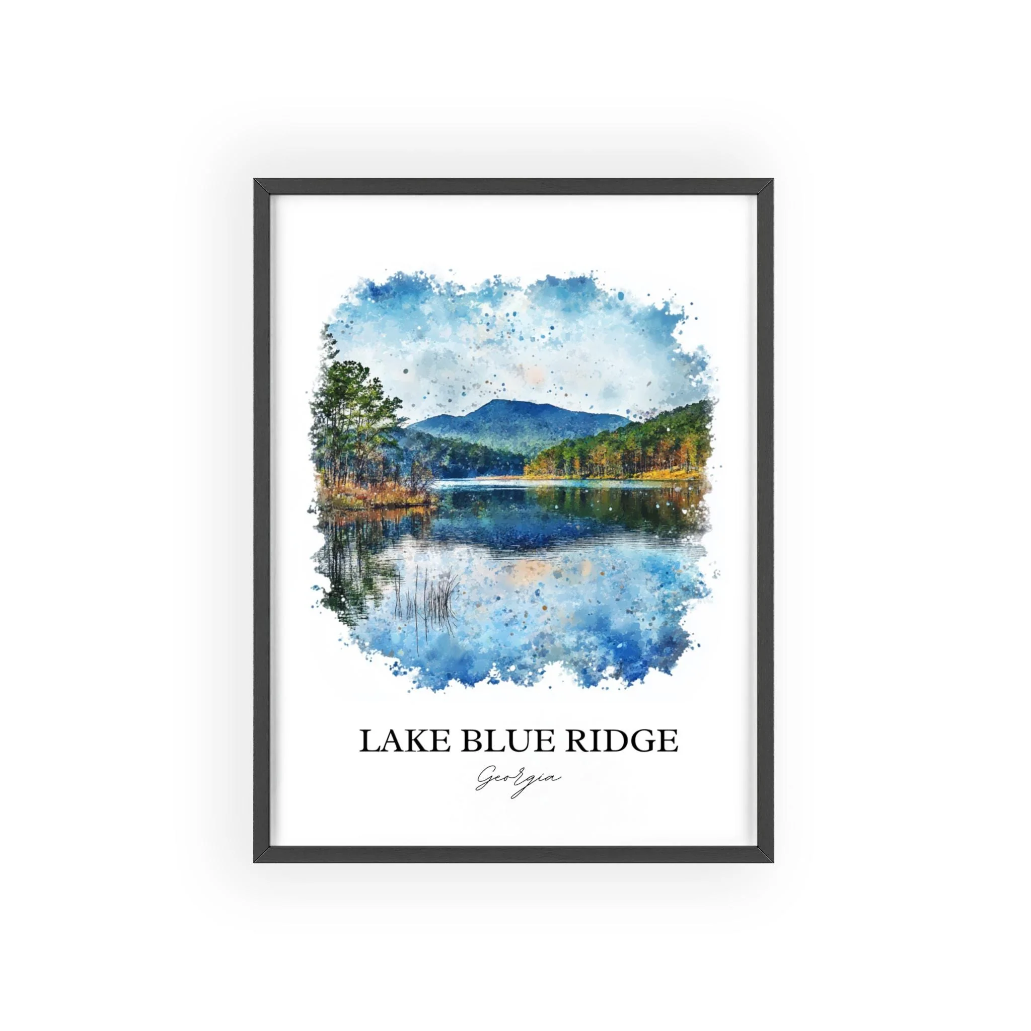 Blue Ridge, USA – Watercolor Art Print - Image 7