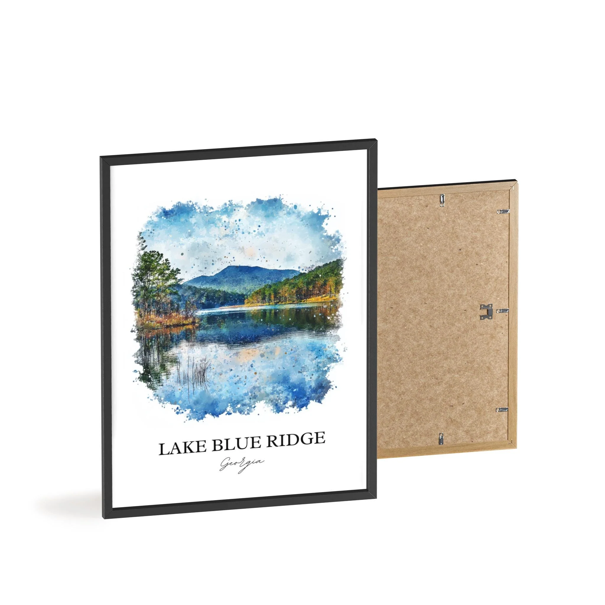 Blue Ridge, USA – Watercolor Art Print - Image 8
