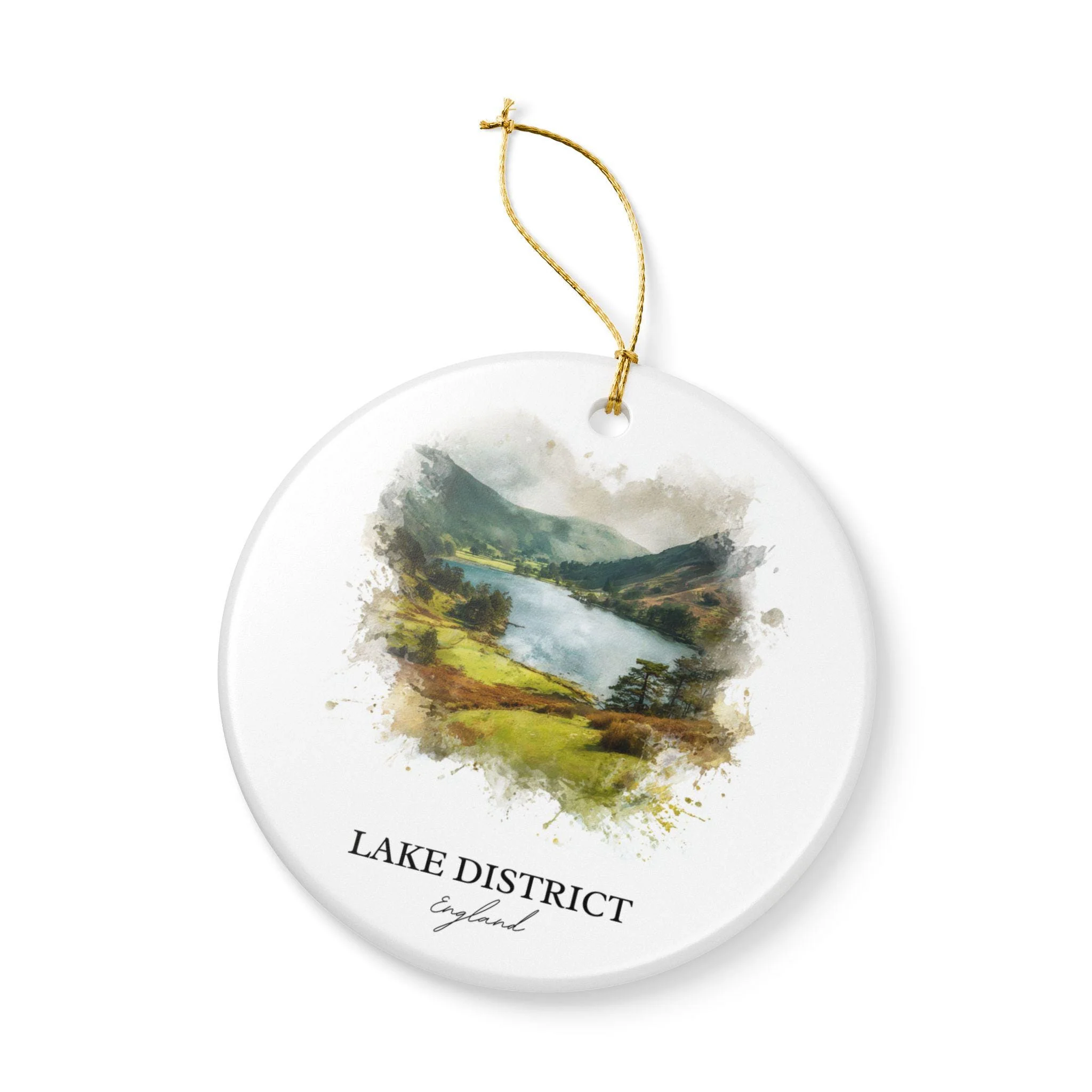 Lake District Ornament: Unique Lake District England Souvenir, Loch Lomond Xmas Decor, and Authentic Lake District UK Gift - Image 3