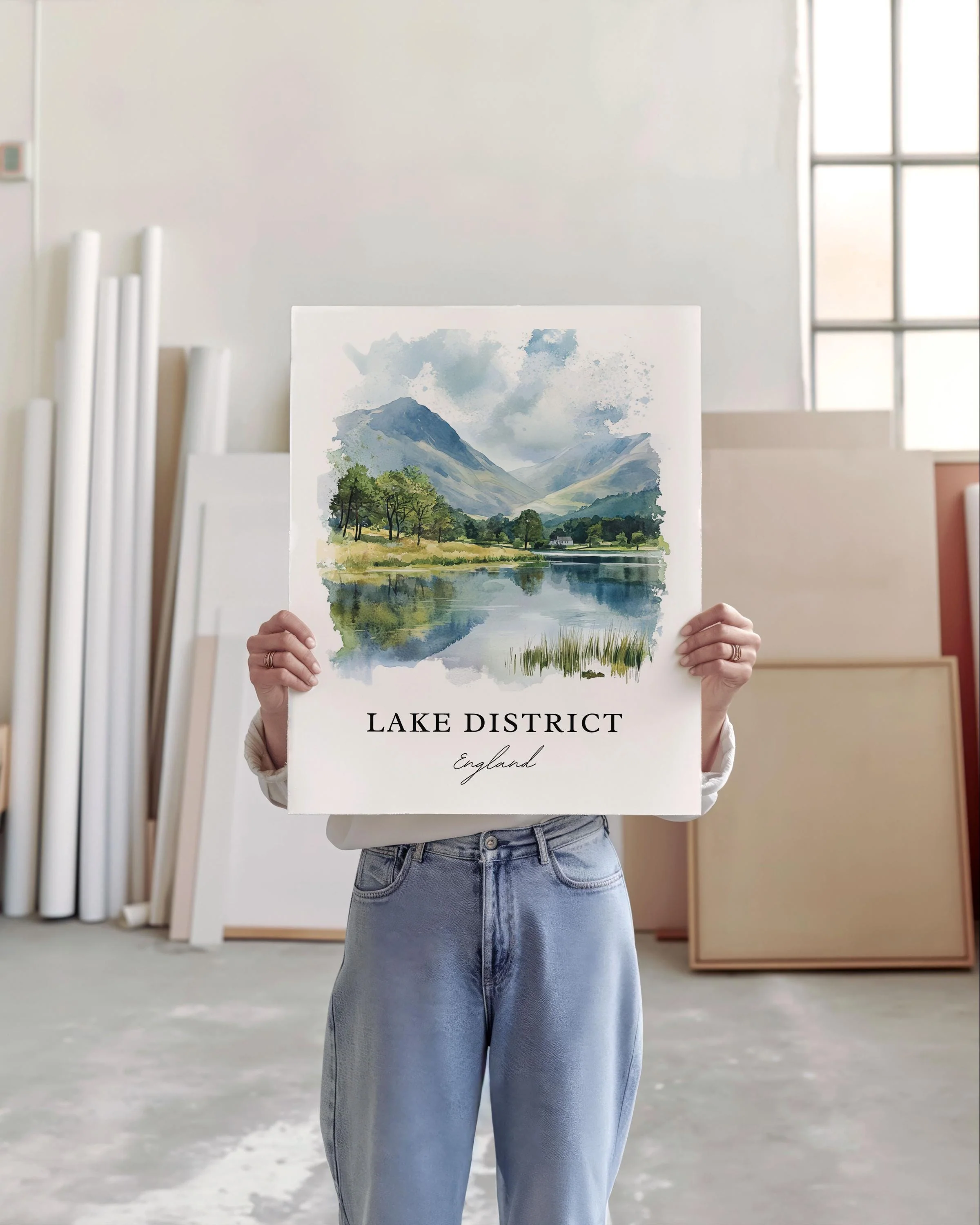 Lake District, England – Watercolor Art Print - Image 5
