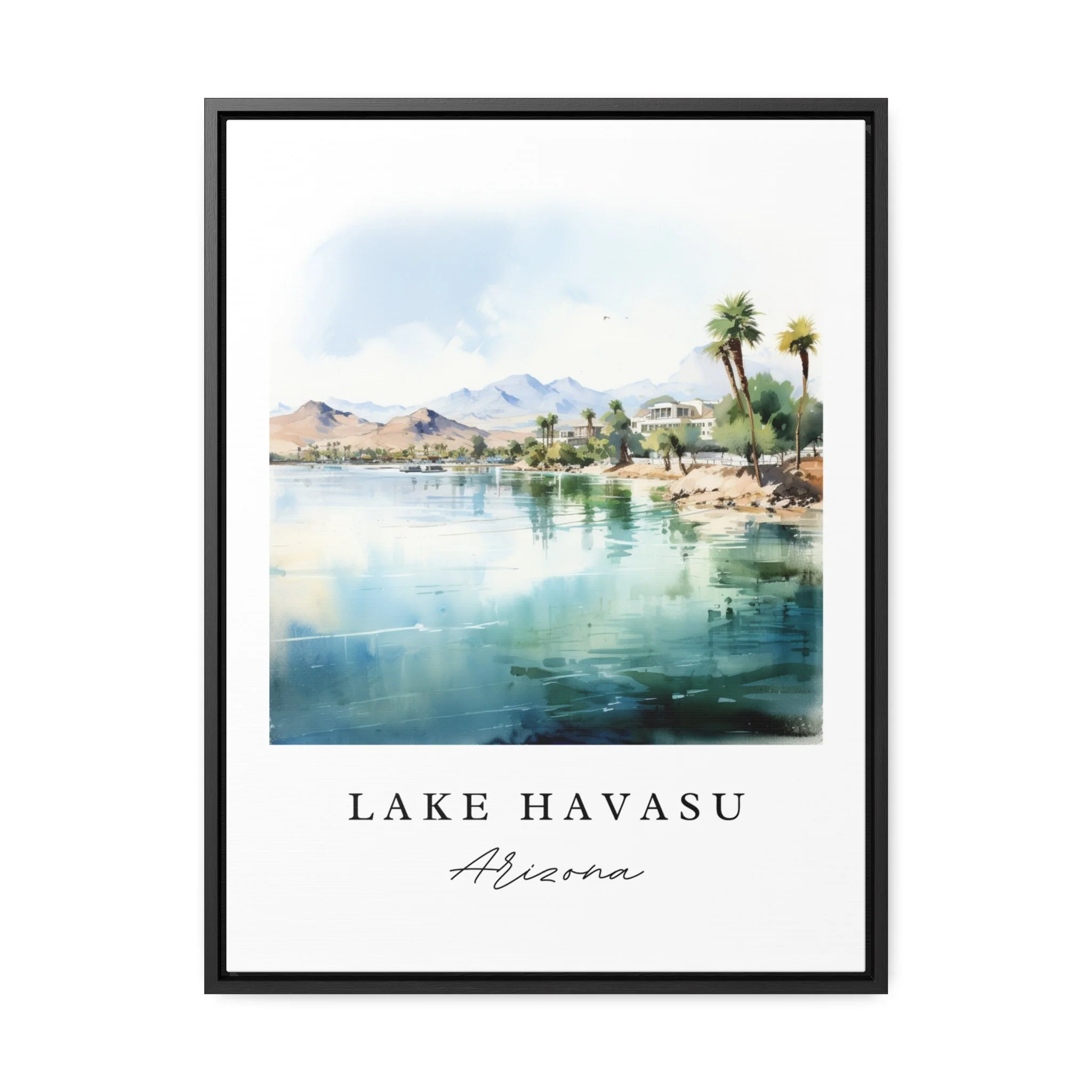 Lake Havasu, AZ, Arizona – Watercolor Art Print - Image 6