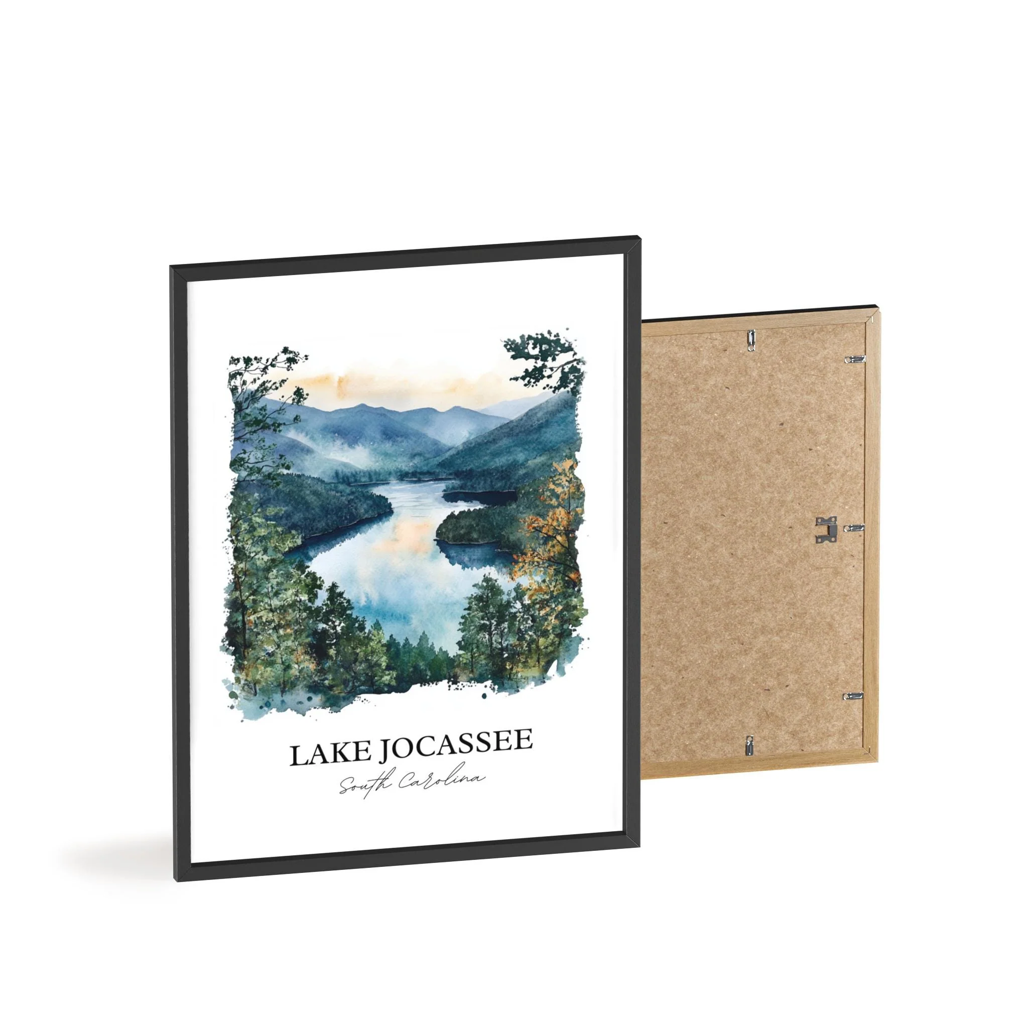 Lake Jocassee, USA – Watercolor Art Print - Image 8