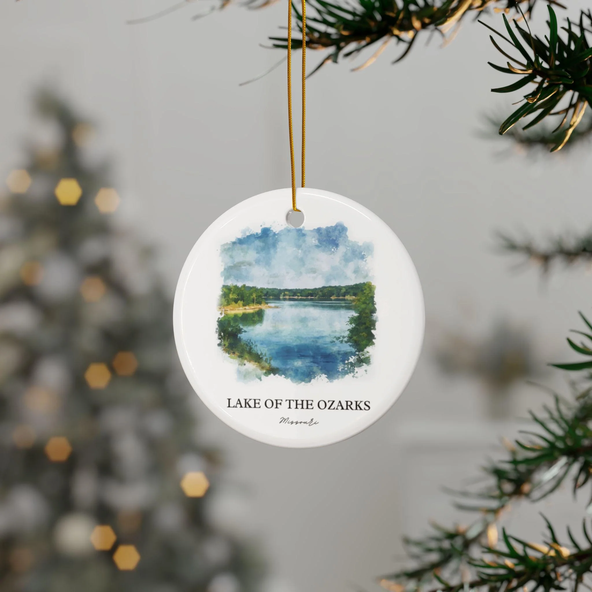 Lake of the Ozarks Ornament: Unique Ozarks Souvenir, Ozarks Xmas Decor, and Authentic Ozarks Gift - Image 3