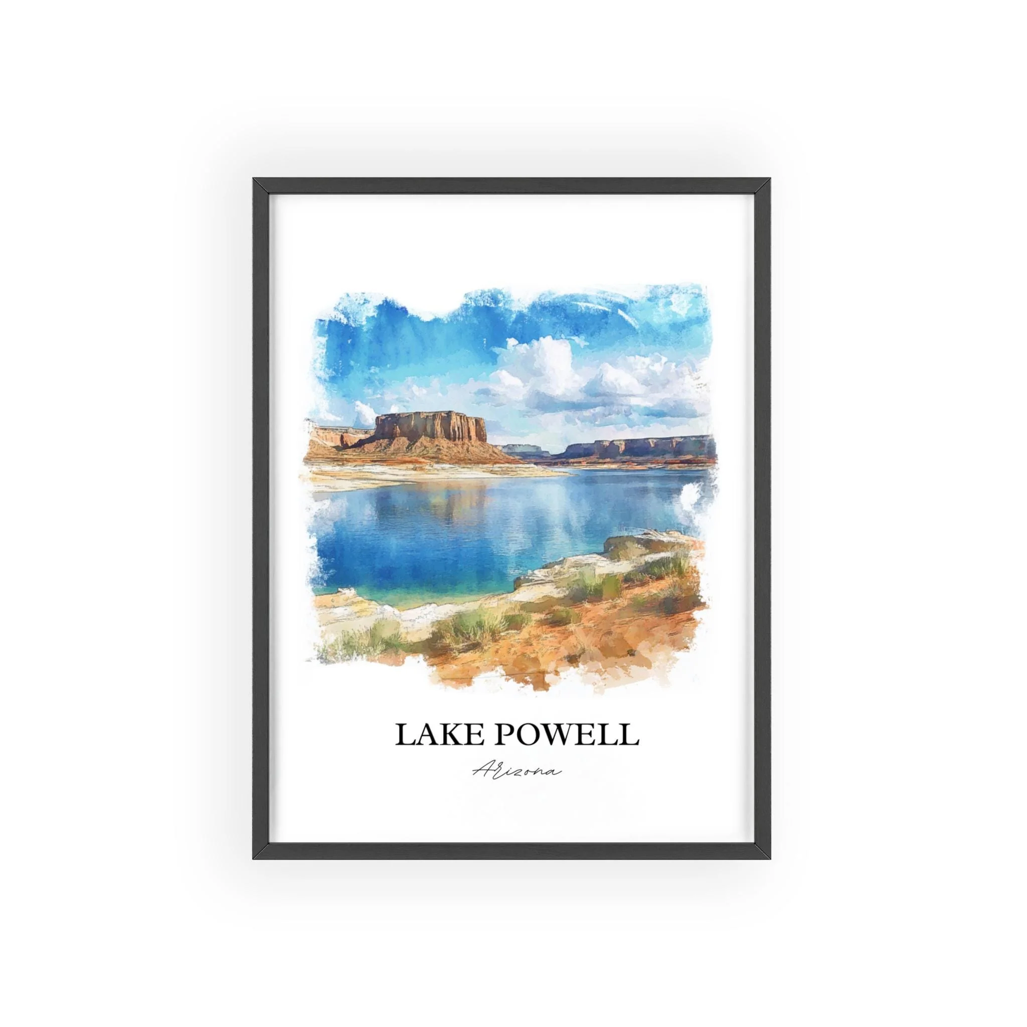 Lake Powell, USA – Watercolor Art Print - Image 7