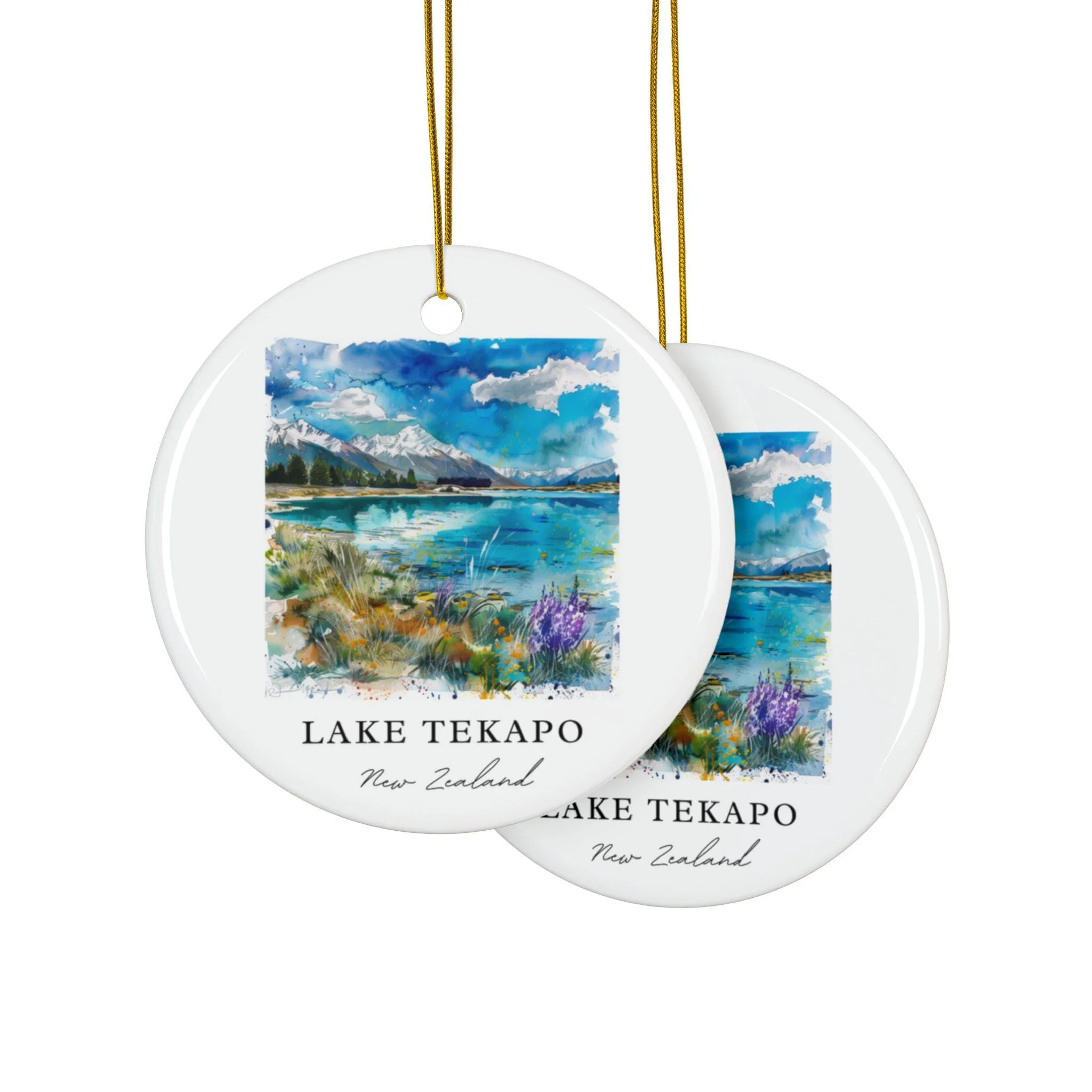 Lake Tekapo Ornament: Unique Lake Tekapo Souvenir, Lake Tekapo NZ Xmas Decor, and Authentic New Zealand Gift - Image 3