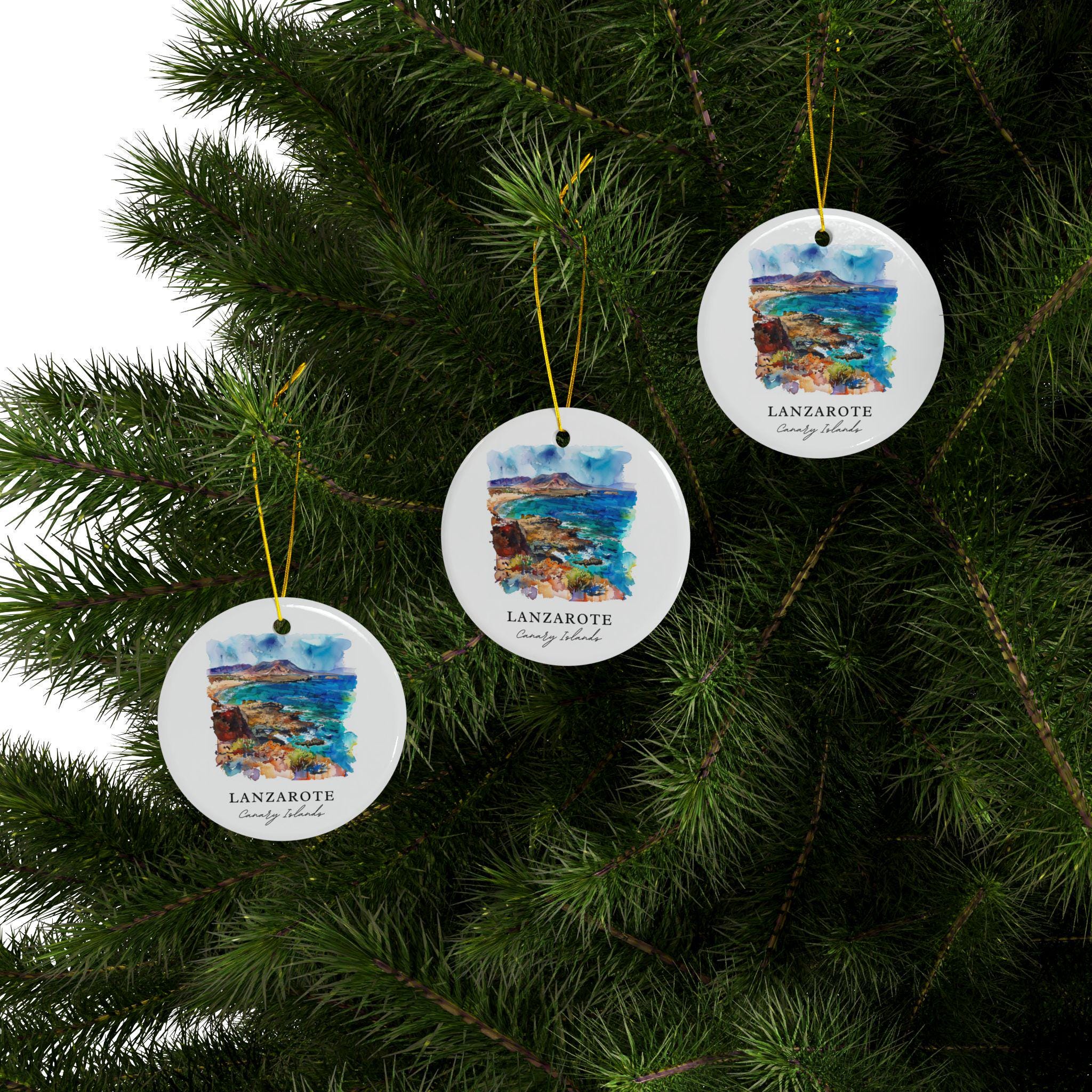 Lanzarote Ornament: Unique Lanzarote Souvenir, Lanzarote Decor, and Authentic Canary Island Christmas Gift - Image 3