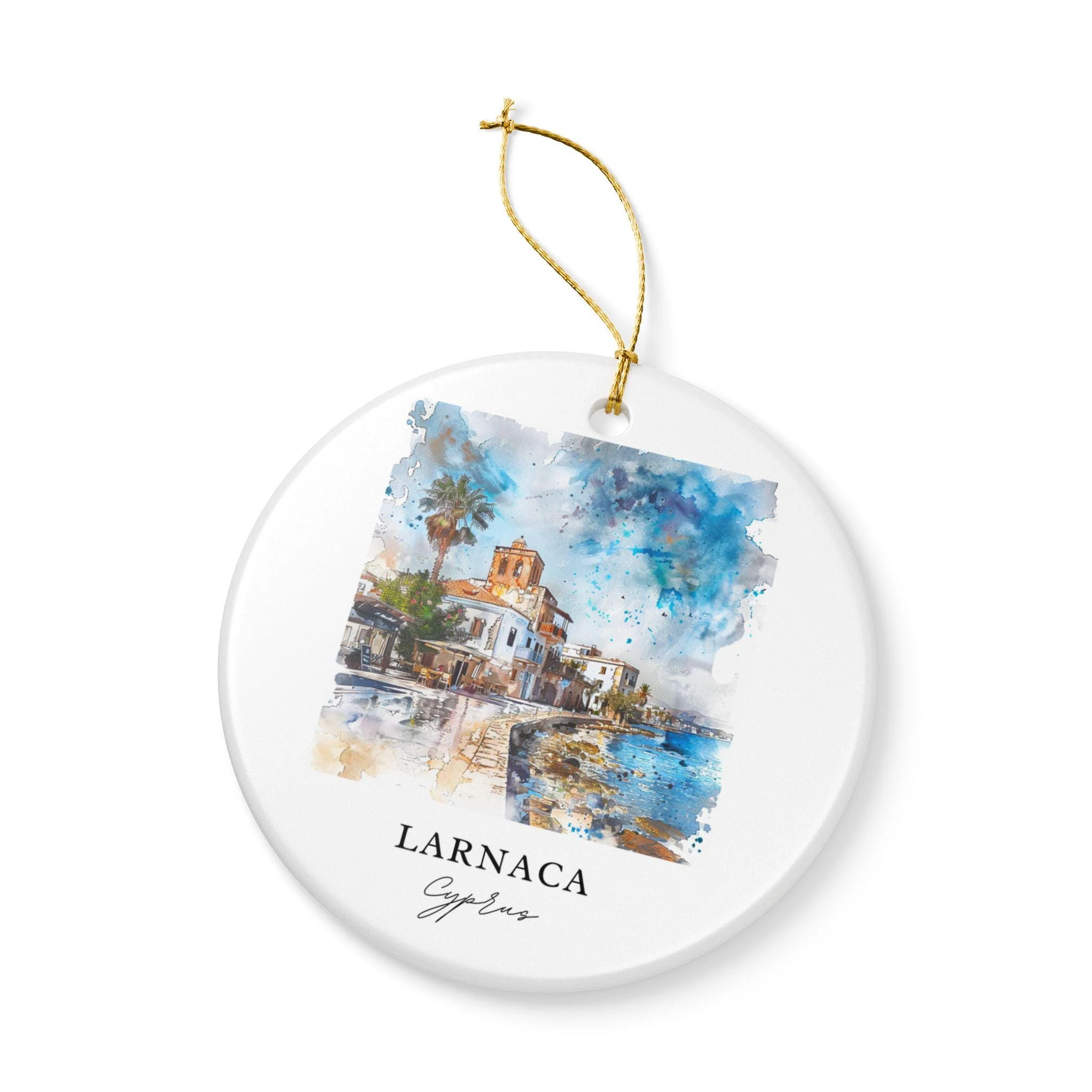 Larnaca Ornament: Unique Larnaca Cyprus Souvenir, Cyprus Xmas Decor, and Authentic Cyprus Gift - Image 3
