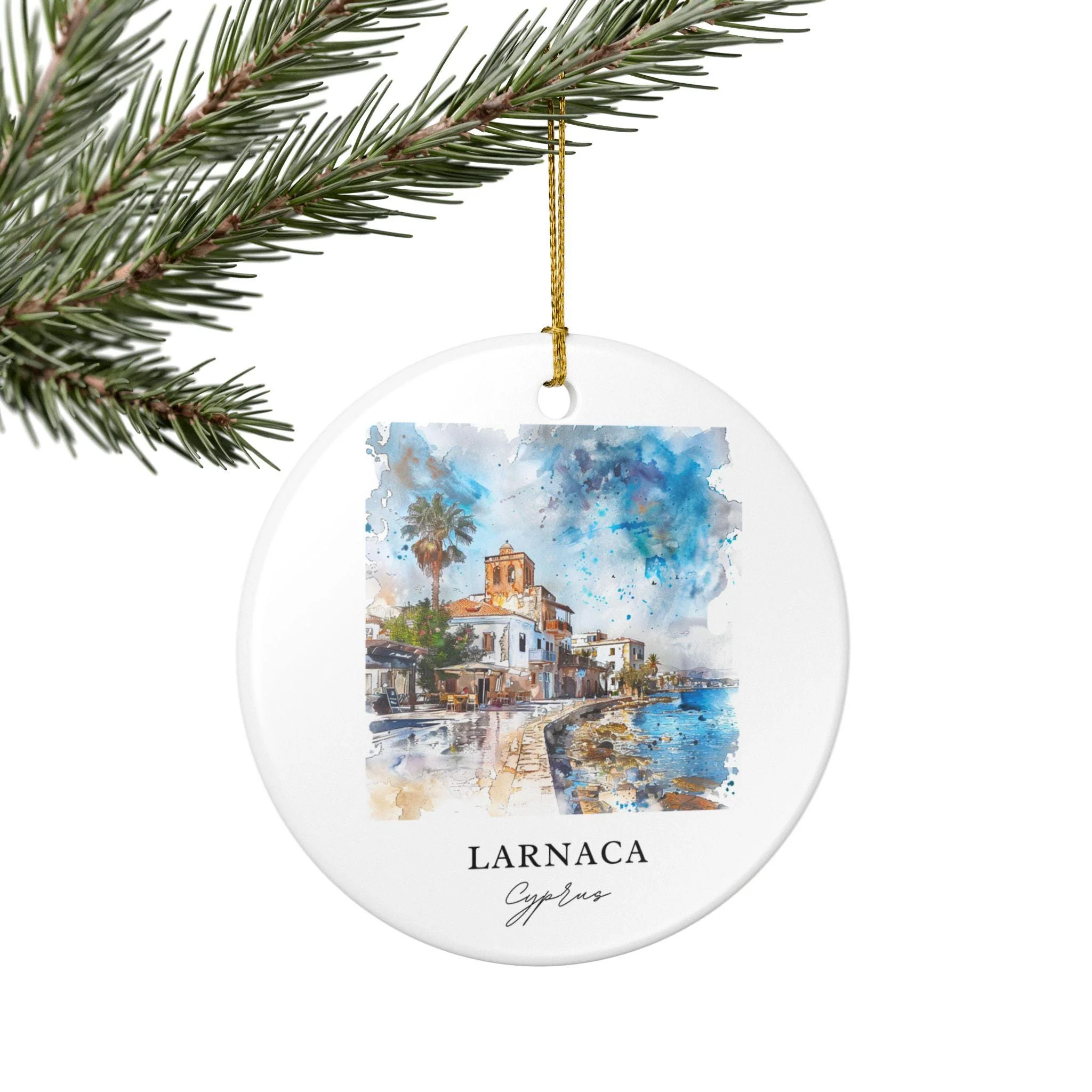 Larnaca Ornament: Unique Larnaca Cyprus Souvenir, Cyprus Xmas Decor, and Authentic Cyprus Gift - Image 5