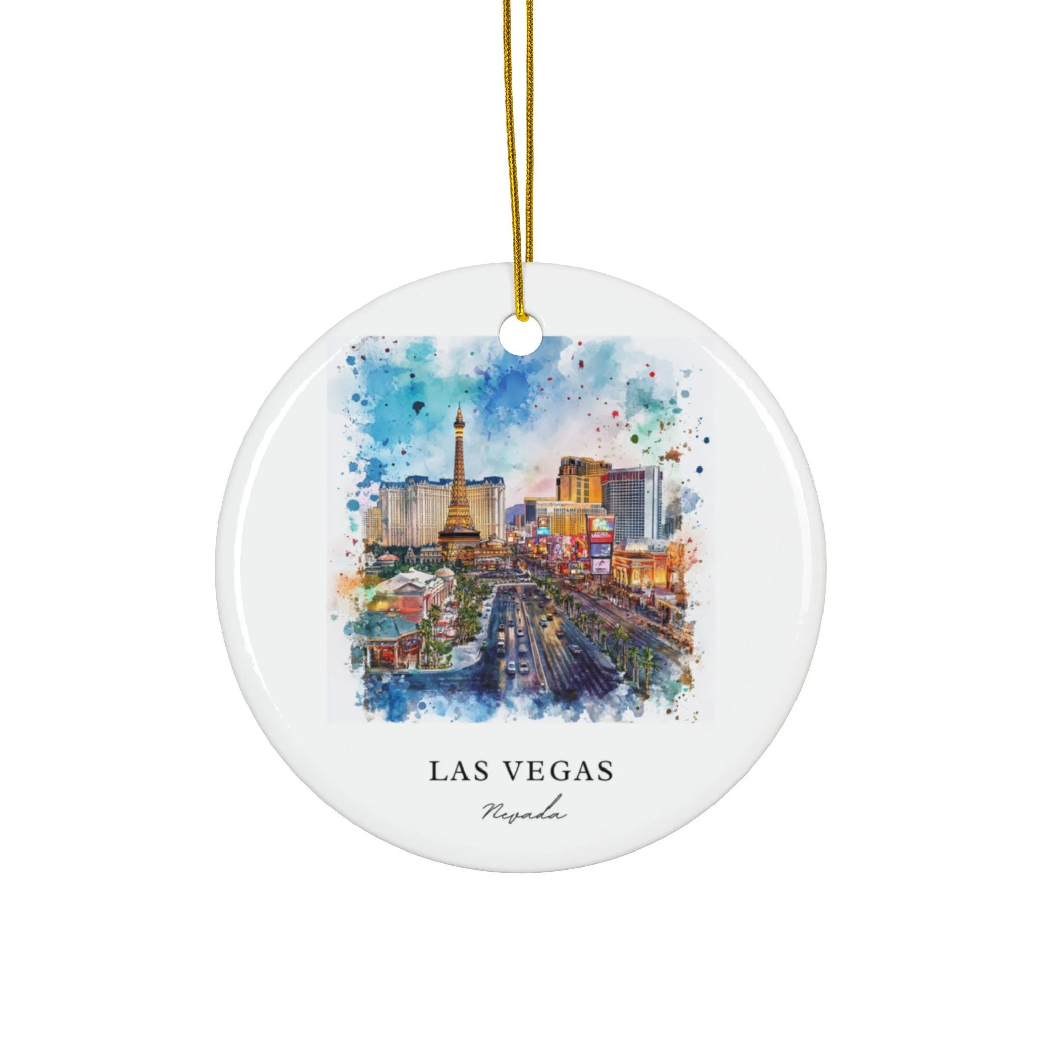 Las Vegas Nevada Ornament: Unique Las Vegas Souvenir, Las Vegas Decor, and Authentic Las Vegas Gift - Image 2