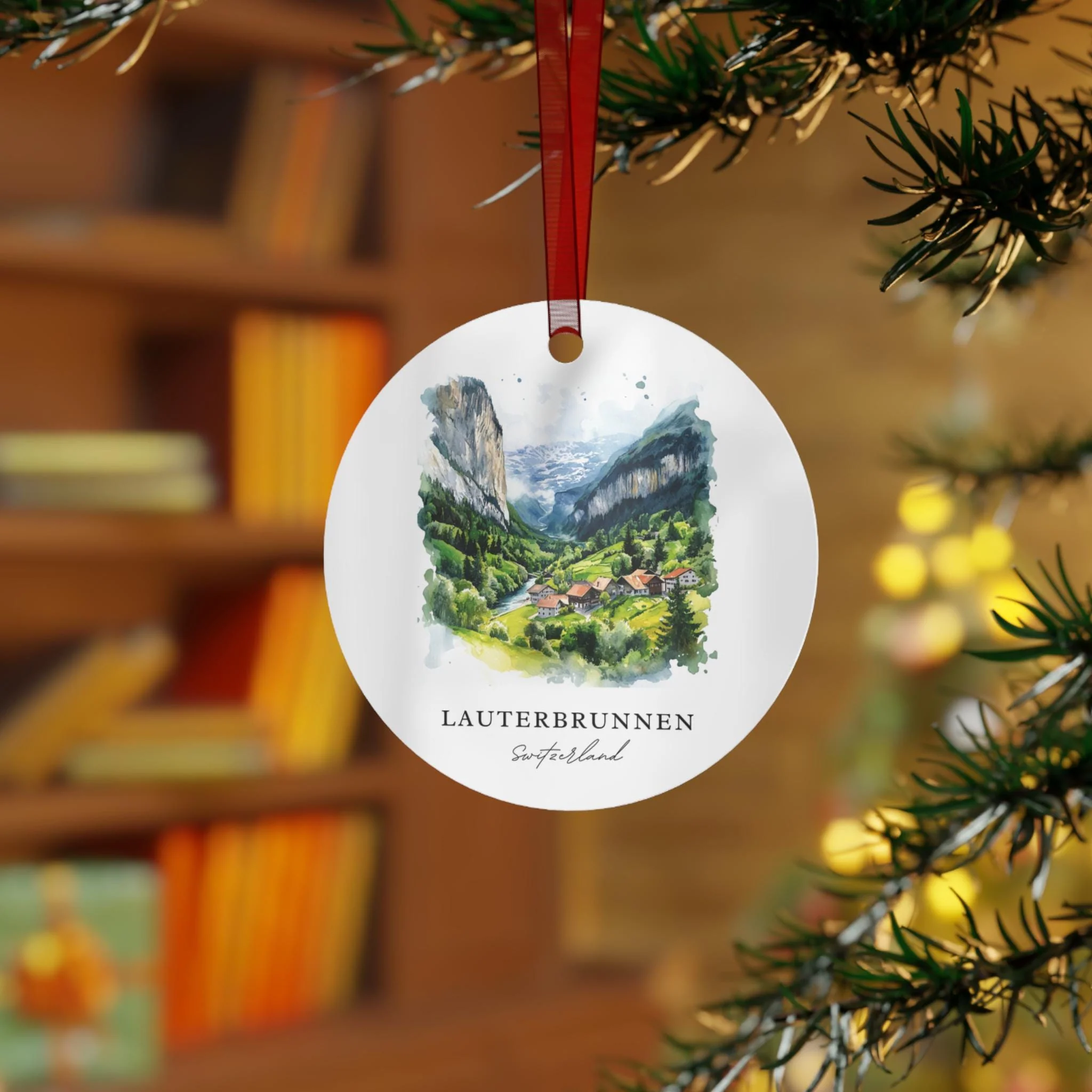 Lauterbrunnen Ornament: Unique Lauterbrunnen Souvenir, Switzerland Xmas Decor, and Authentic Lauterbrunnen Gift - Image 4