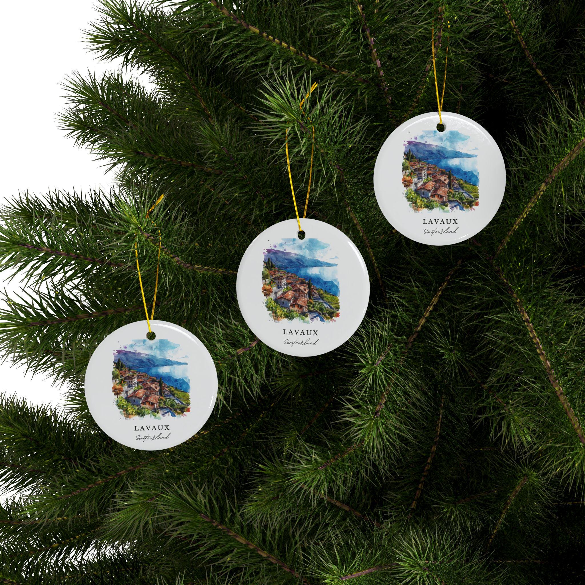 Lavaux Switzerland Ornament: Unique Lavaux Souvenir, Lavaux Decor, and Authentic Lavaux Switzerland Gift - Image 4