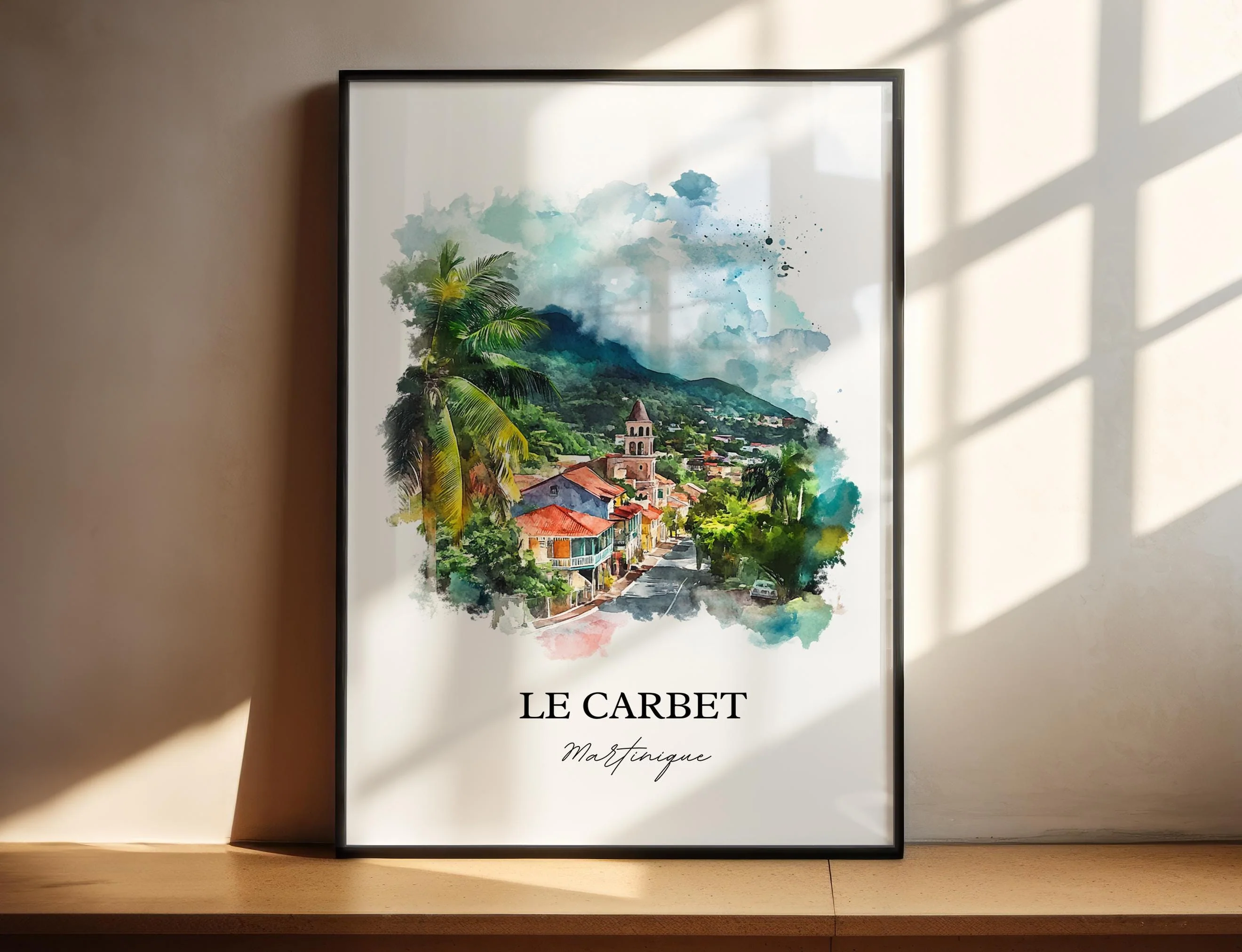 Le Carbet, Martinique – Watercolor Art Print