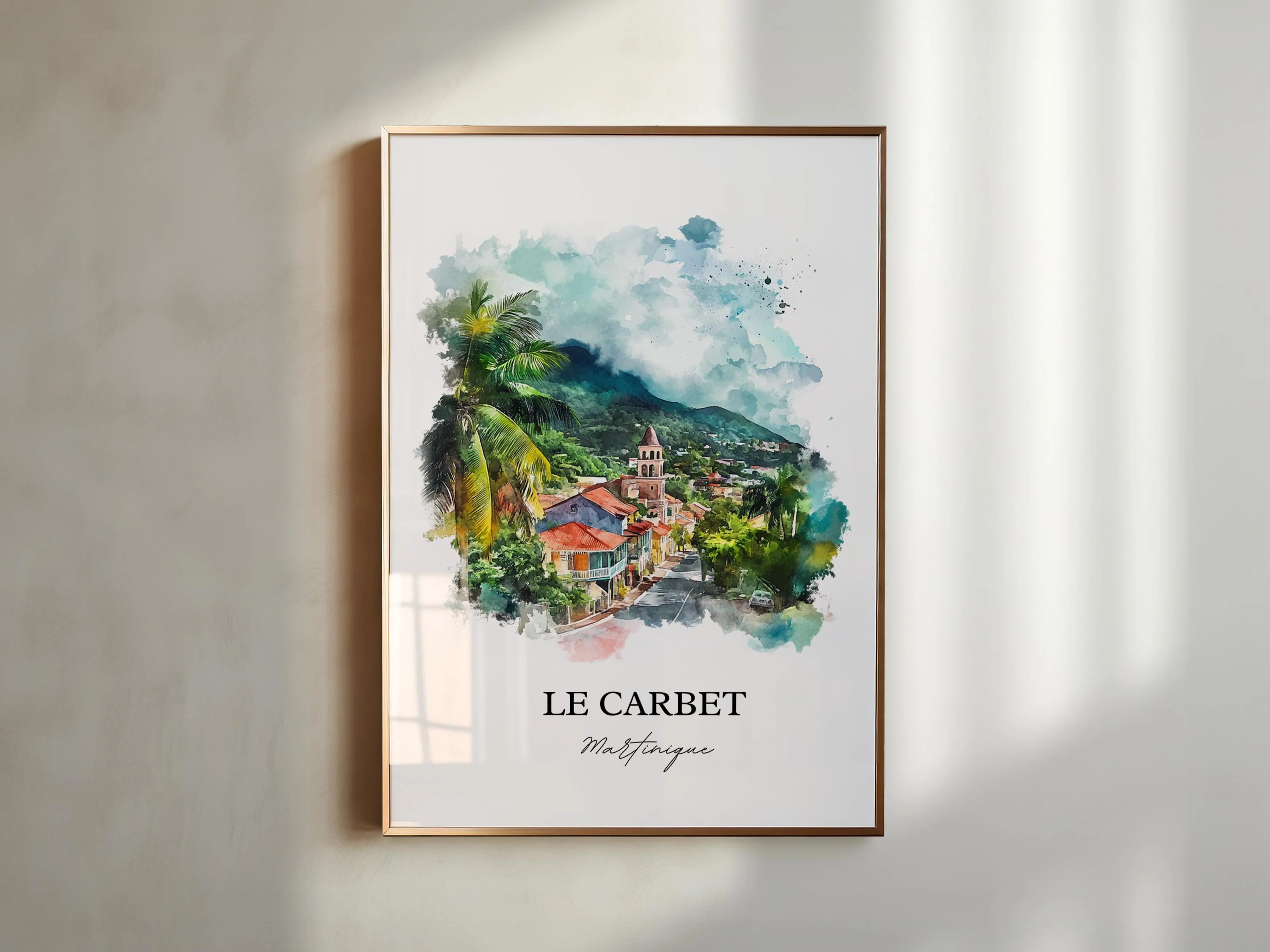 Le Carbet, Martinique – Watercolor Art Print - Image 3