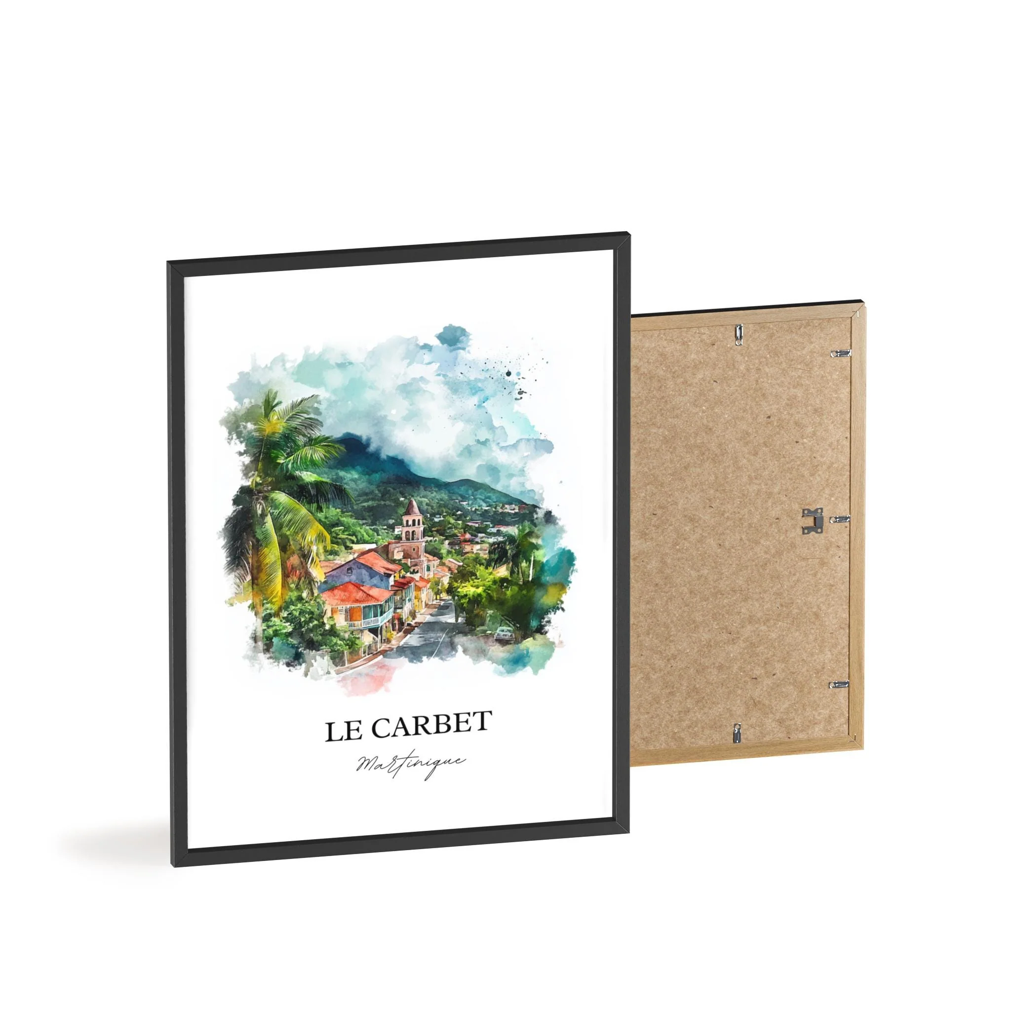 Le Carbet, Martinique – Watercolor Art Print - Image 8