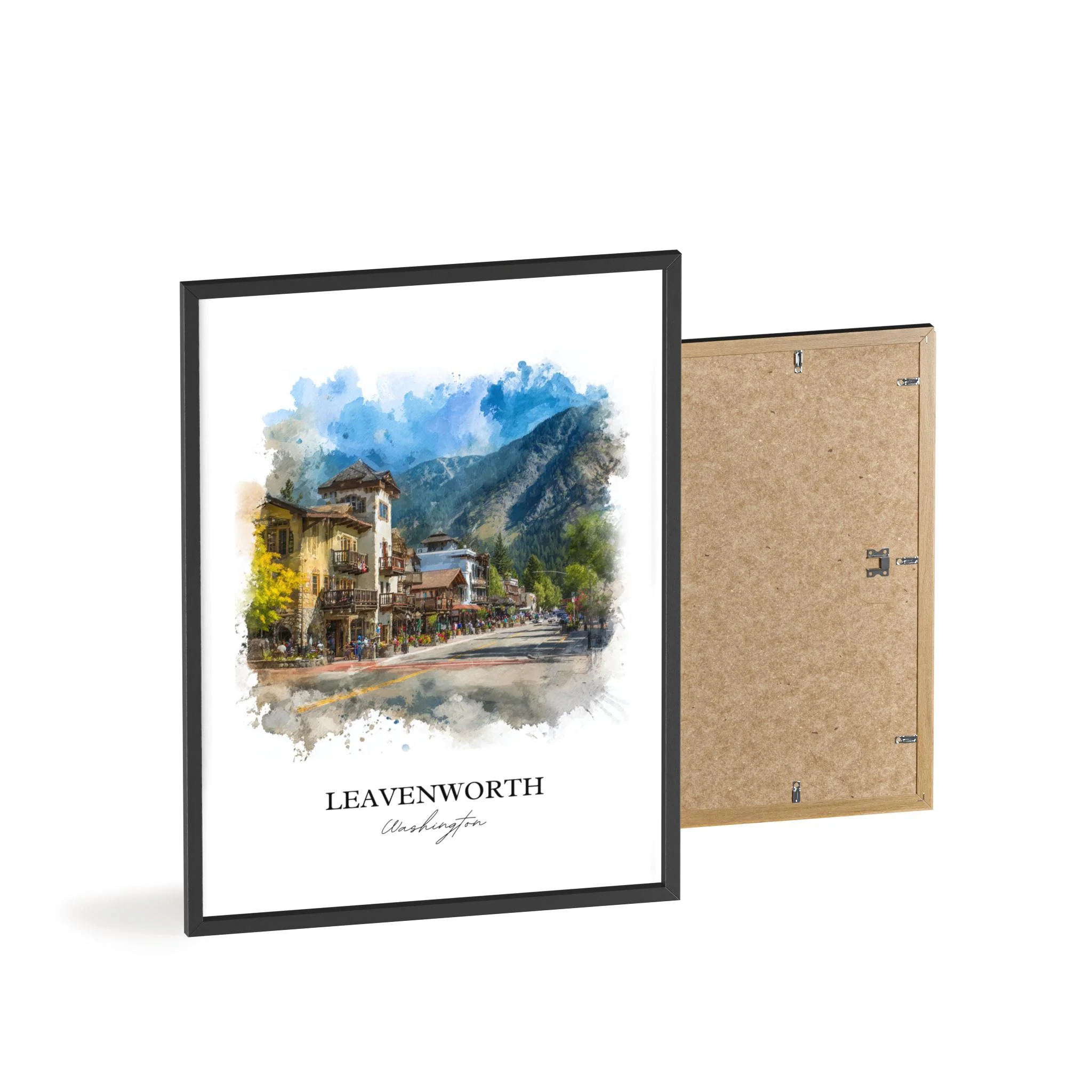 Leavenworth, Washington – Watercolor Art Print - Image 11