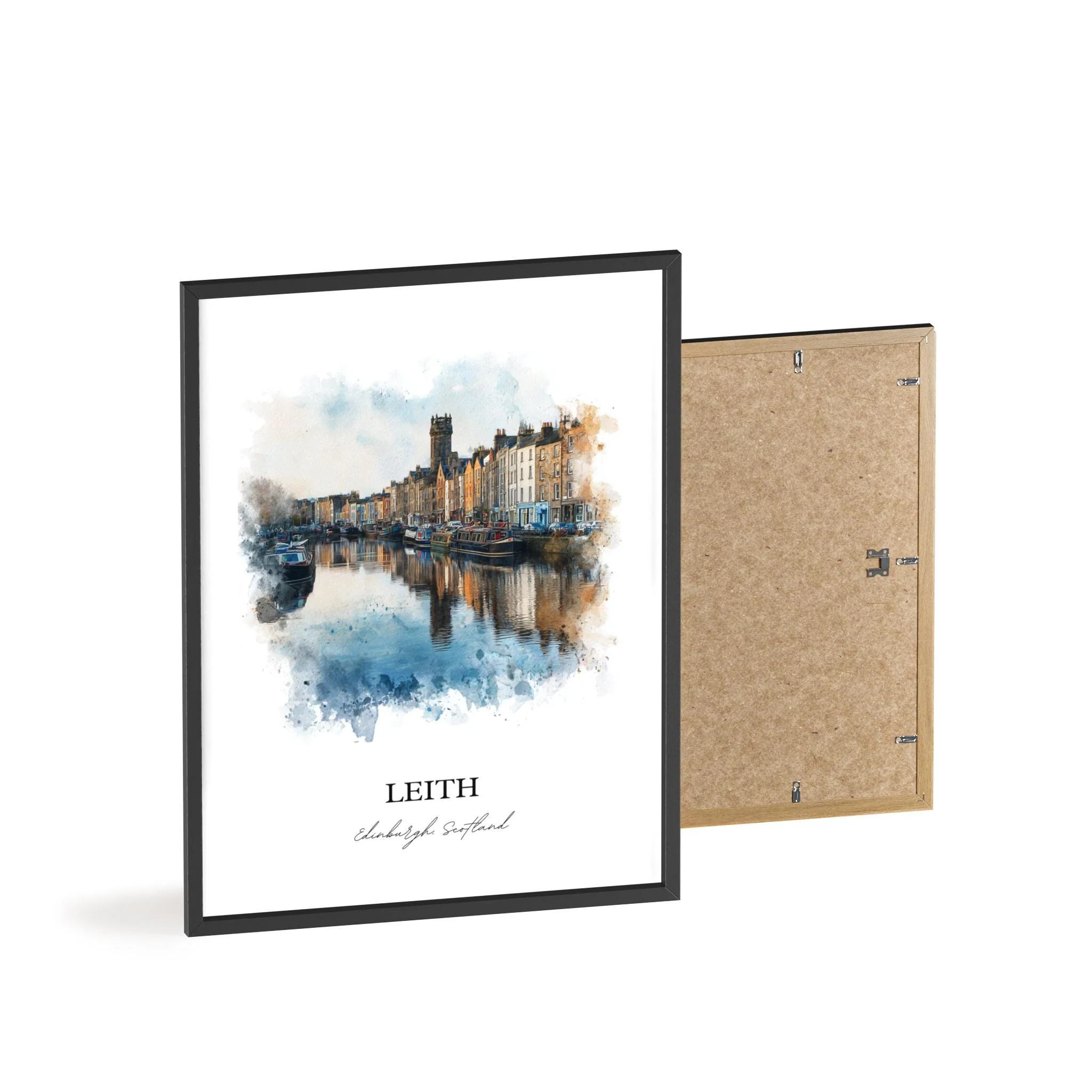 Leith, Scotland – Watercolor Art Print - Image 11