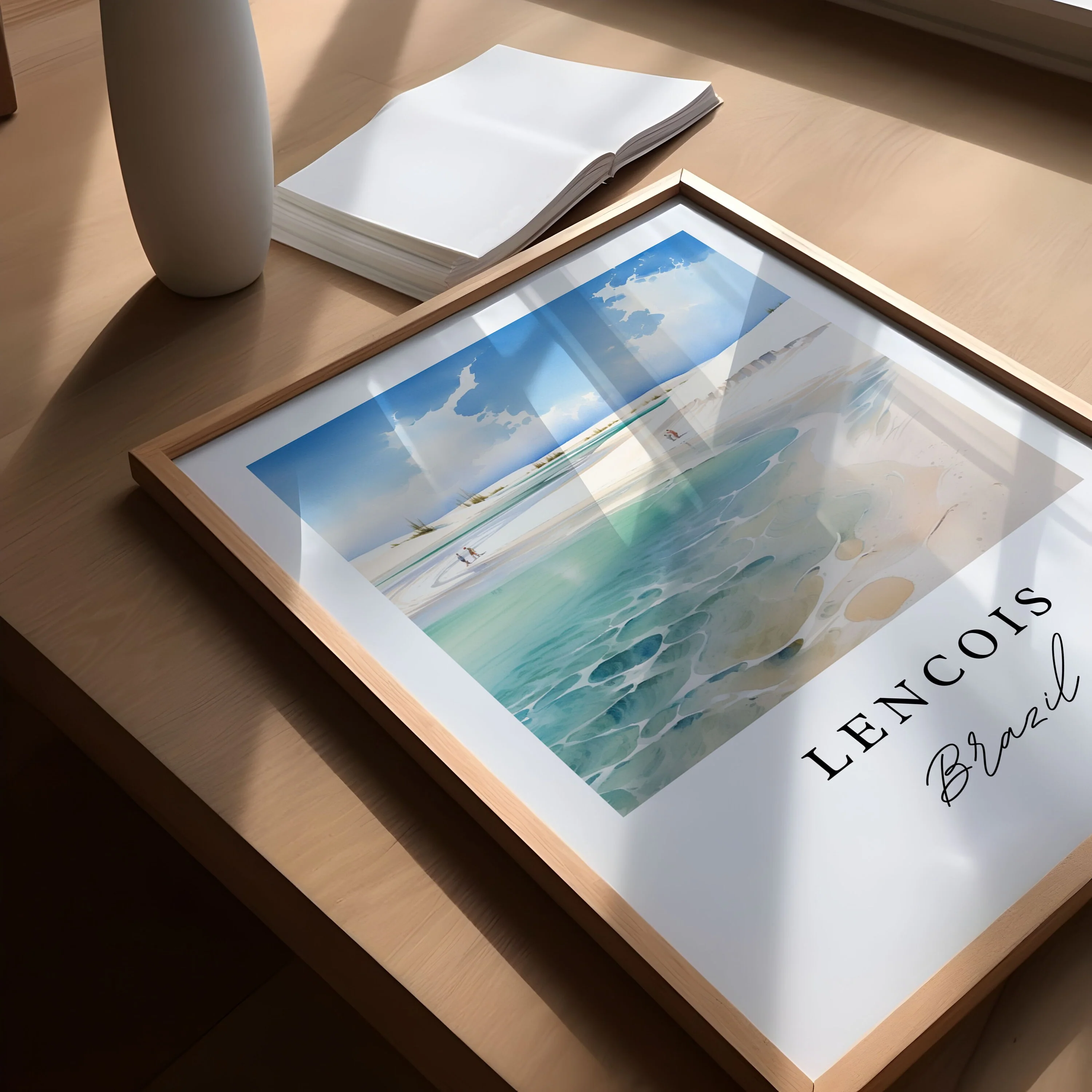 Lençóis, Brazil – Watercolor Art Print - Image 2