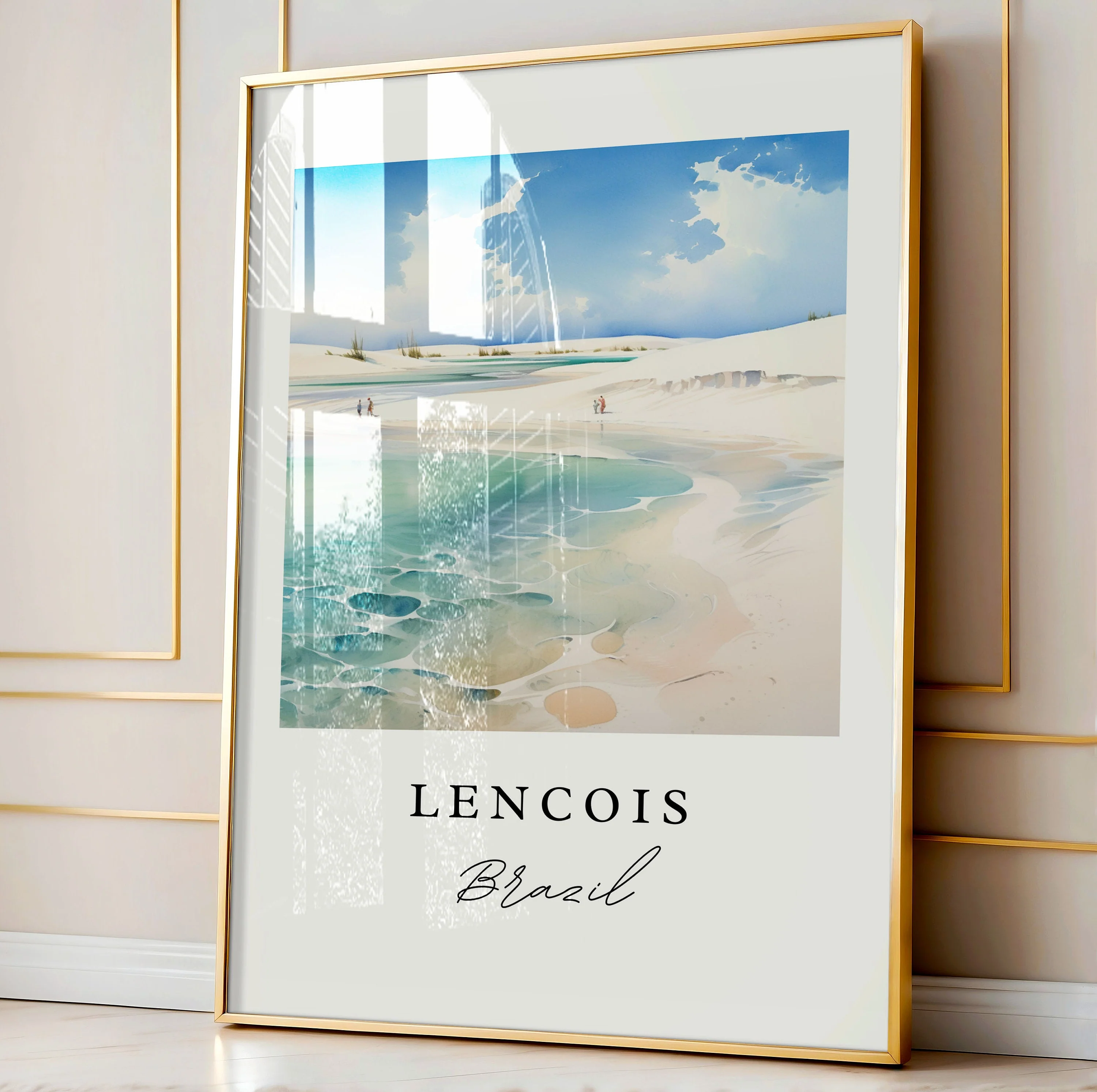 Lençóis, Brazil – Watercolor Art Print - Image 4