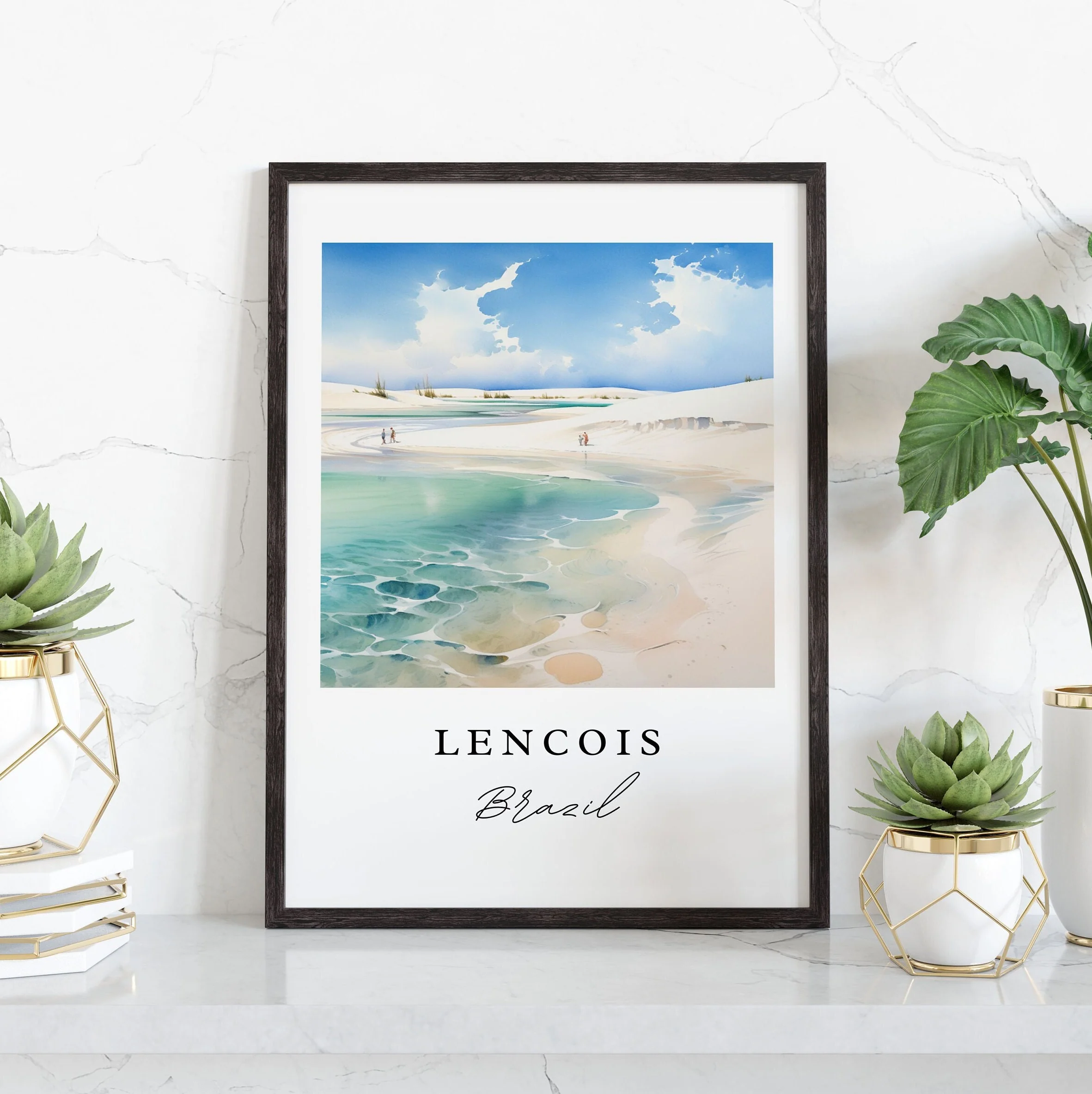 Lençóis, Brazil – Watercolor Art Print - Image 5