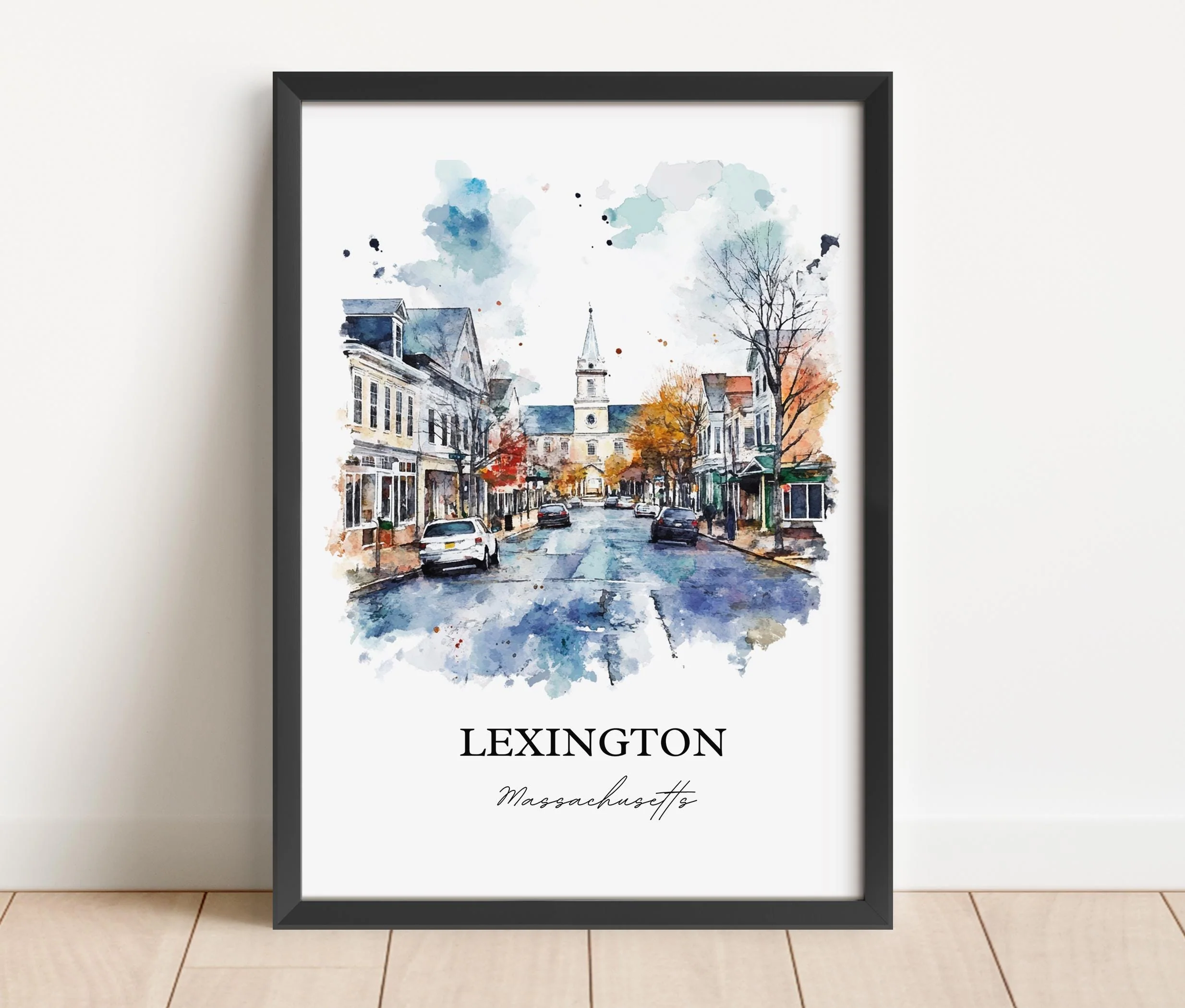 Lexington, Kentucky – Watercolor Art Print - Image 3