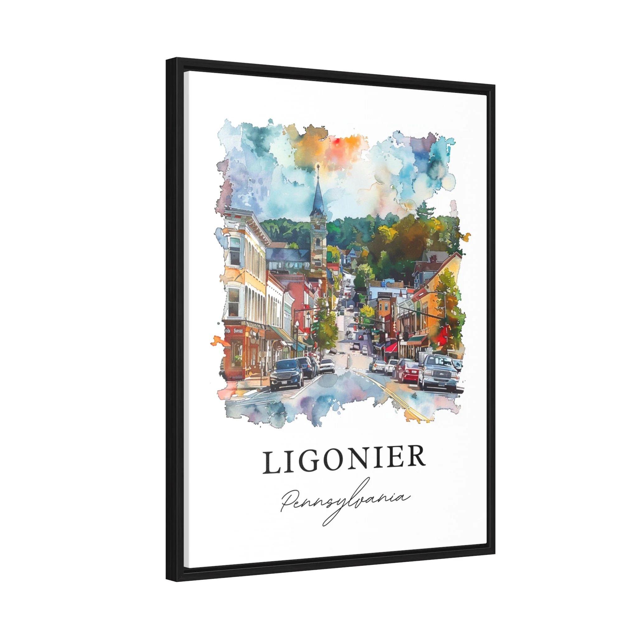 Ligonier, USA – Watercolor Art Print - Image 6