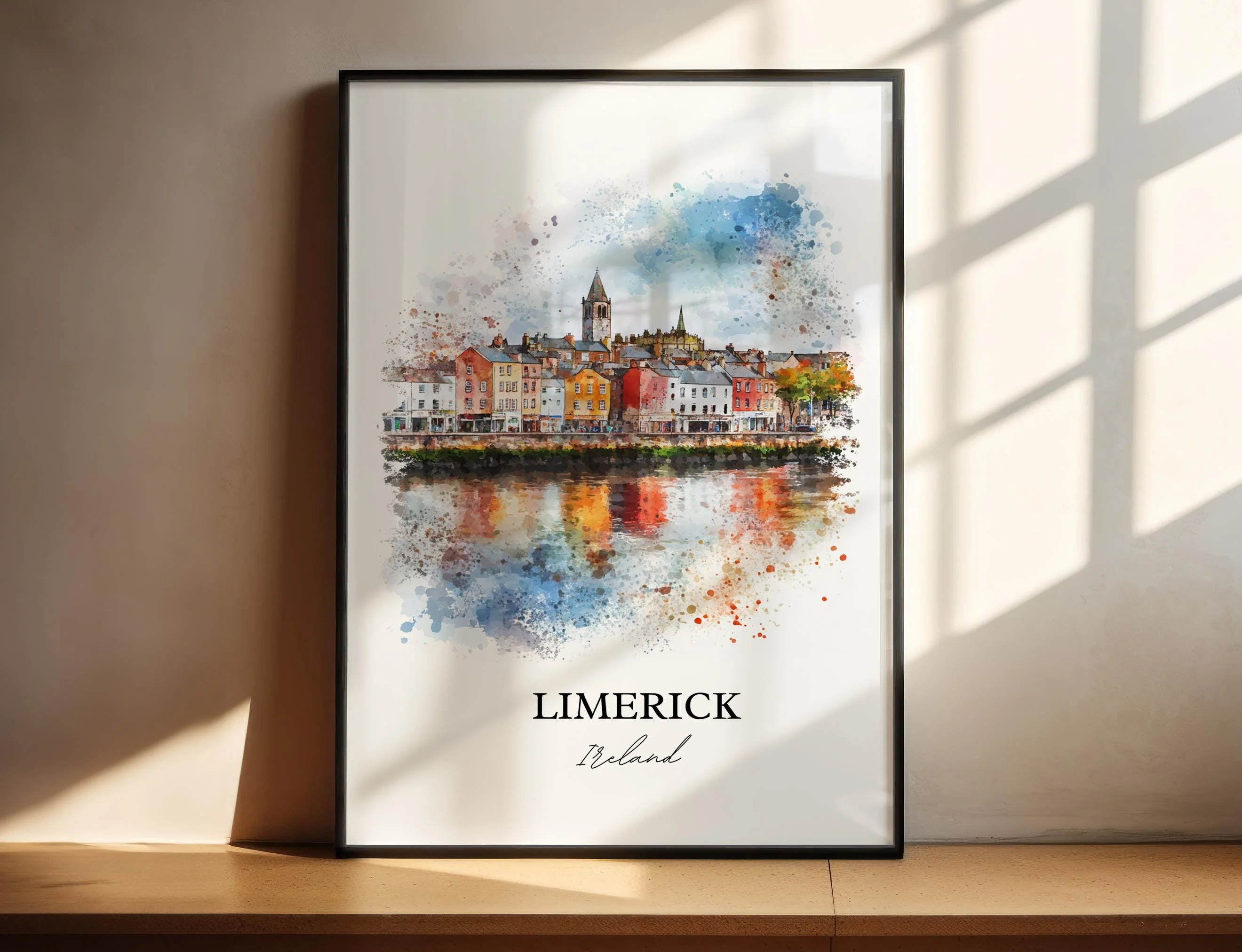 Limerick, Ireland – Watercolor Art Print