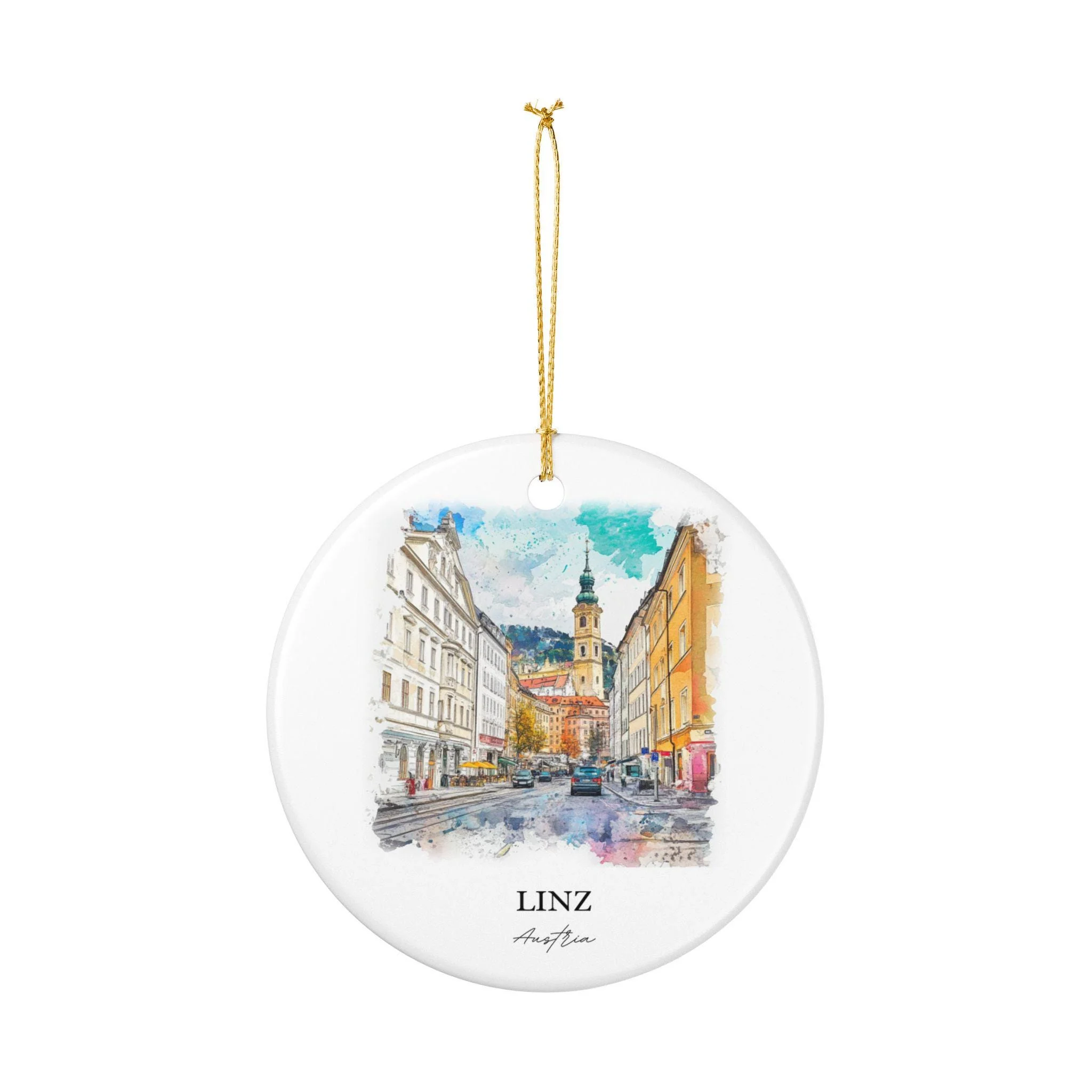 Linz Austria Ornament: Unique Linz Souvenir, Linz Austria Xmas Decor, and Authentic Austria Gift - Image 2