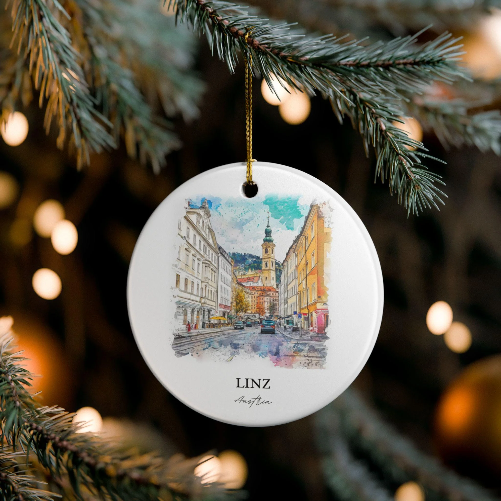 Linz Austria Ornament: Unique Linz Souvenir, Linz Austria Xmas Decor, and Authentic Austria Gift - Image 4