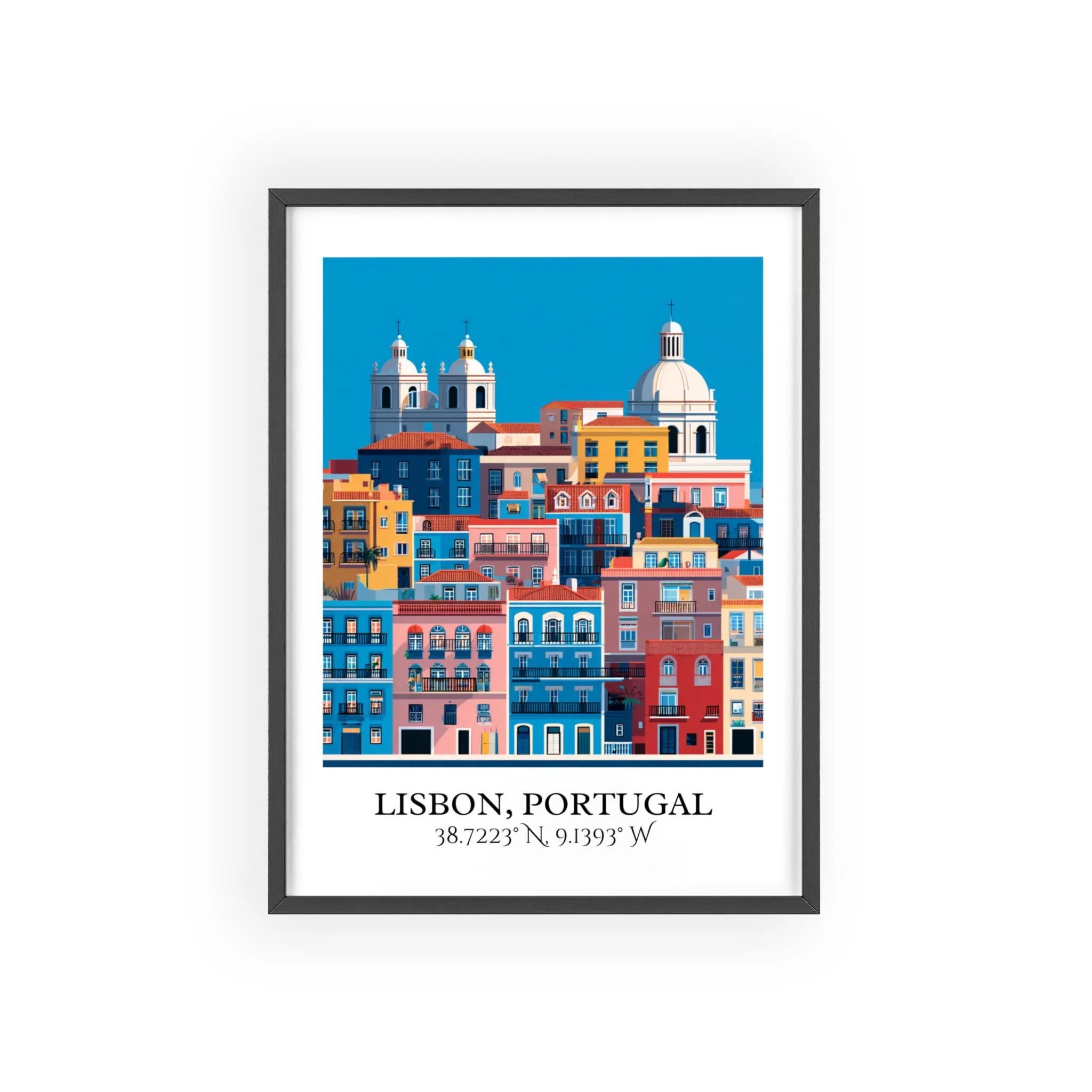 Lisbon, Portugal – Watercolor Art Print - Image 2