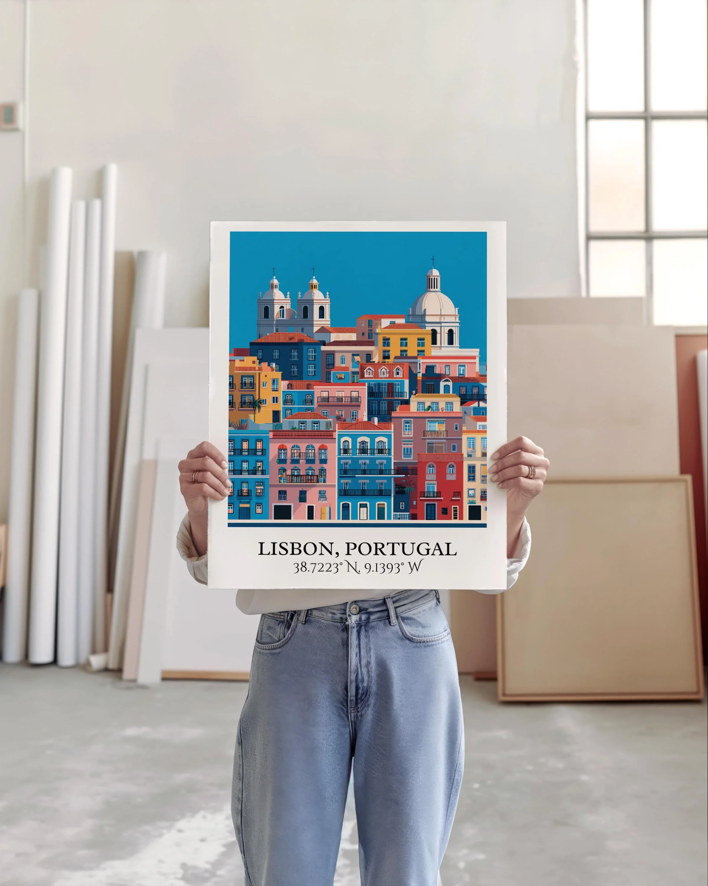 Lisbon, Portugal – Watercolor Art Print - Image 5