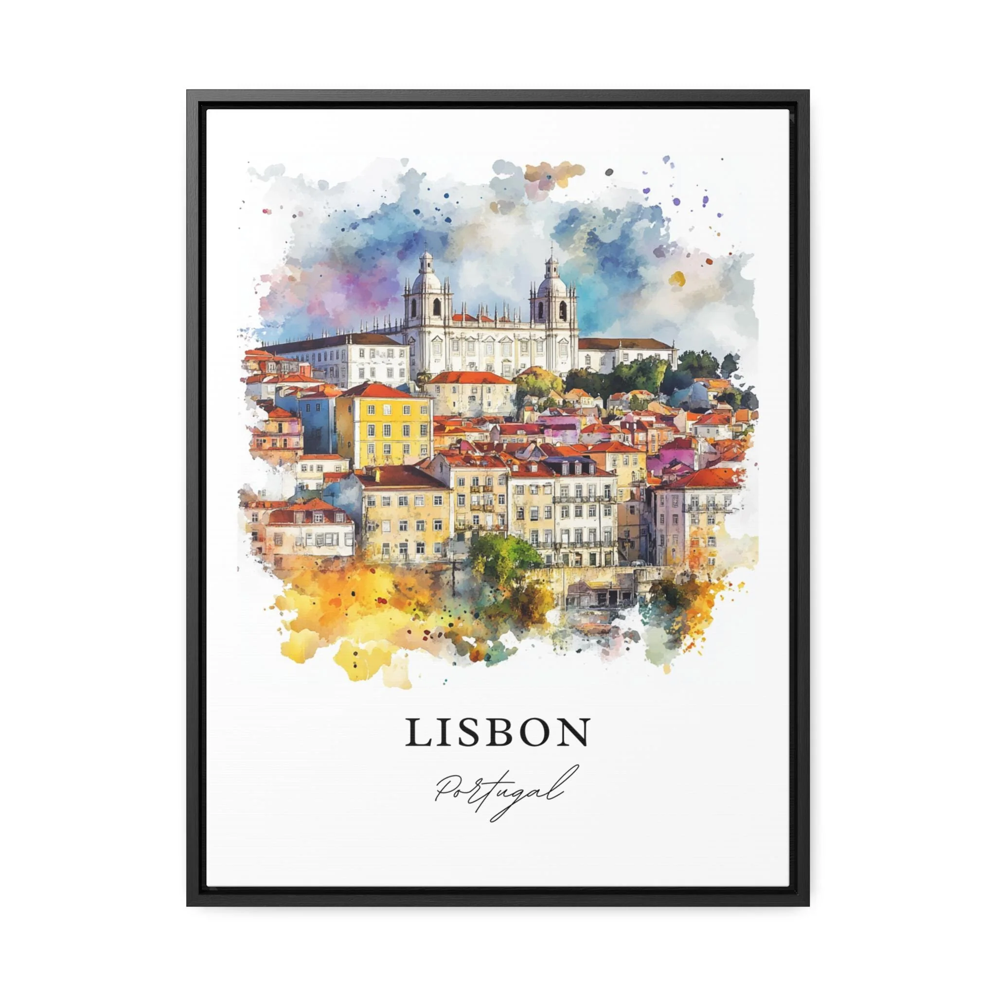 Lisbon, Portugal – Watercolor Art Print - Image 6