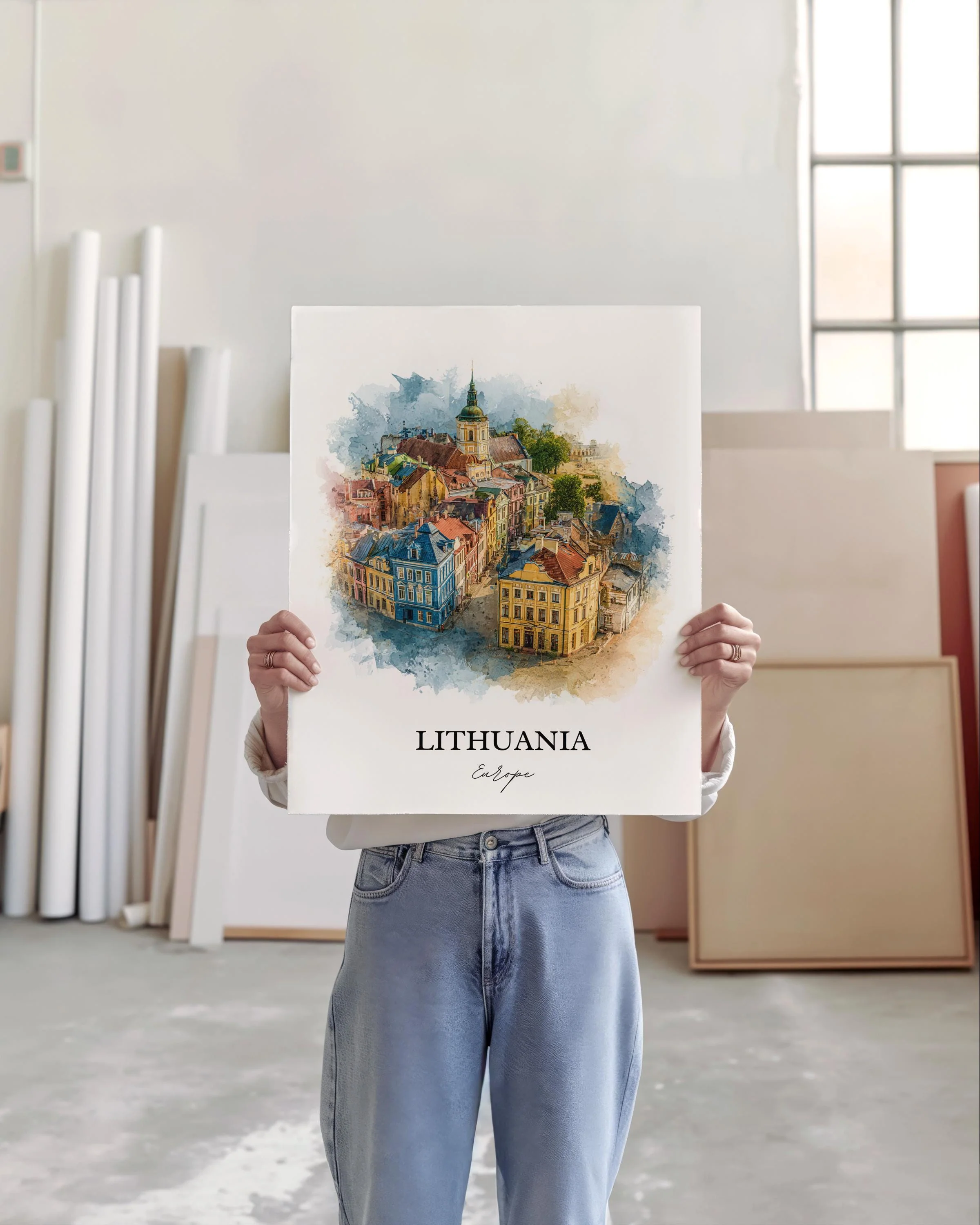 Lithuania, Lithuania – Watercolor Art Print - Image 4